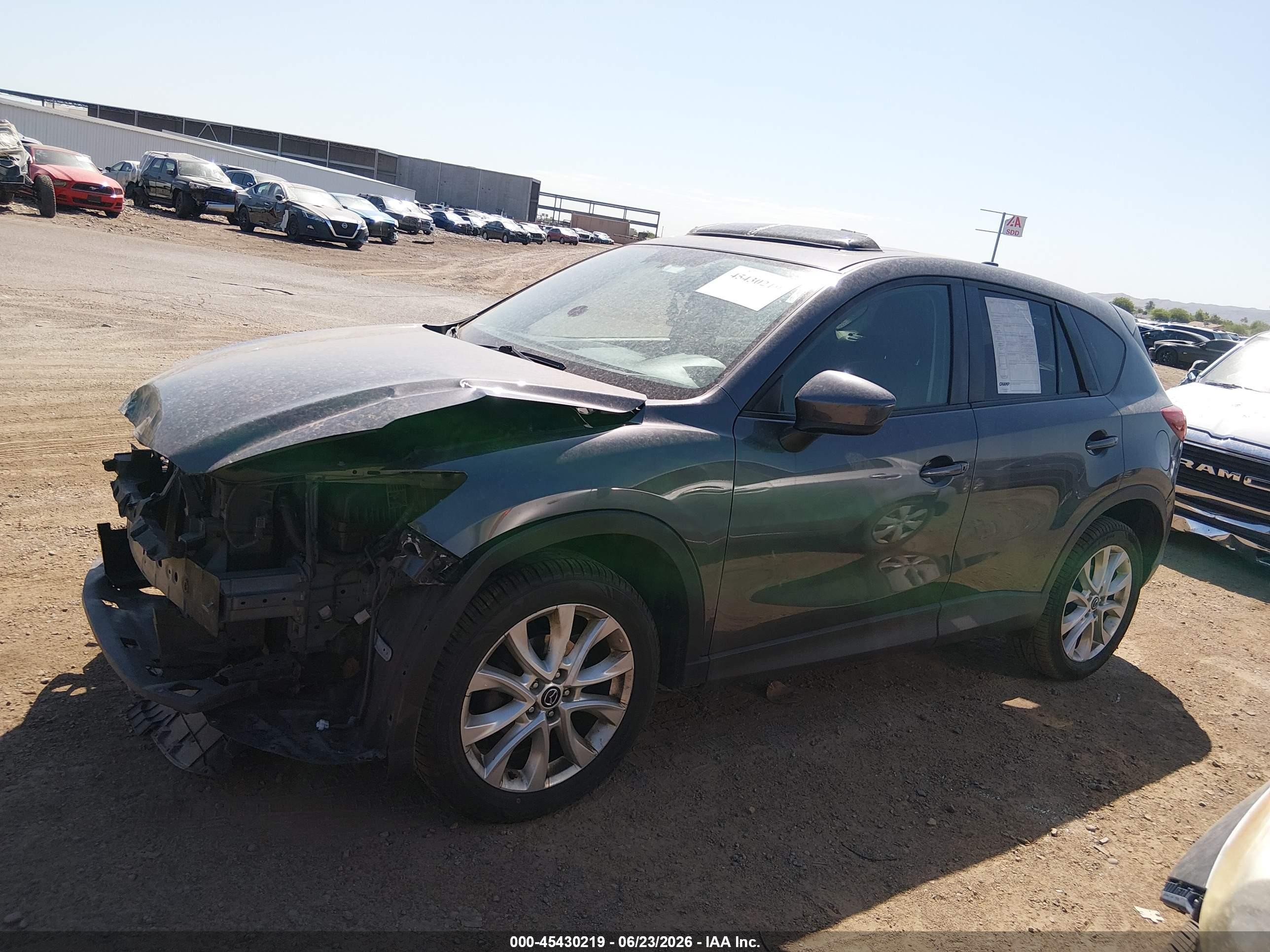 2014 Mazda Cx-5 Grand Touring Gray vin: JM3KE2DY2E0382116