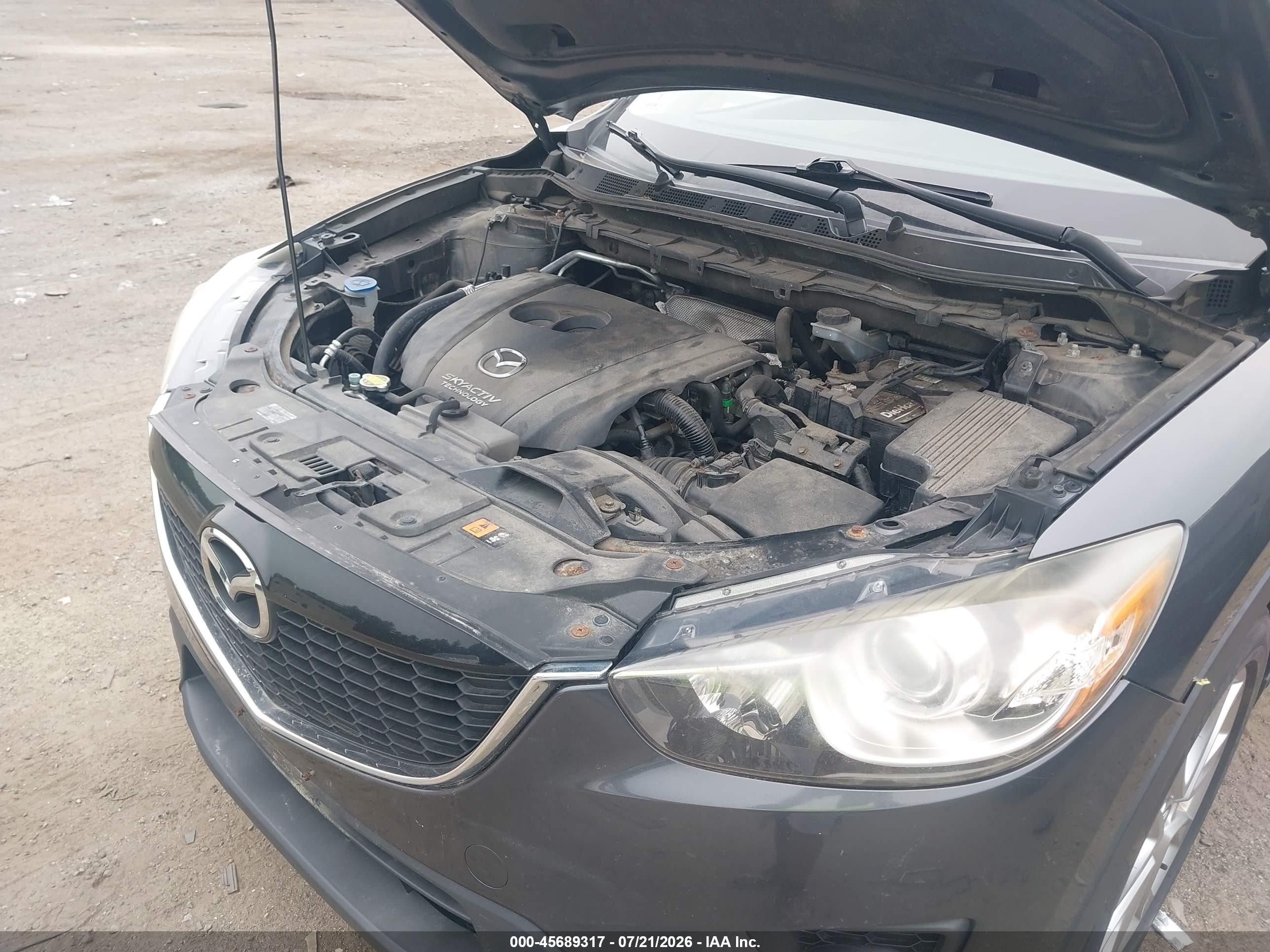 2015 Mazda Cx-5 Grand Touring Gray vin: JM3KE2DY2F0462825