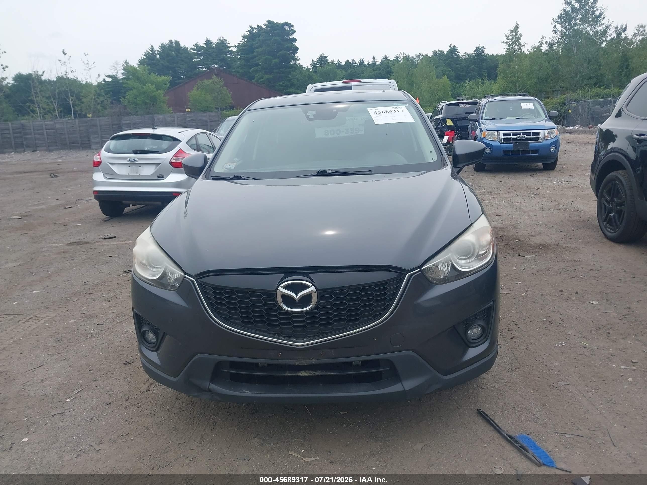2015 Mazda Cx-5 Grand Touring Gray vin: JM3KE2DY2F0462825