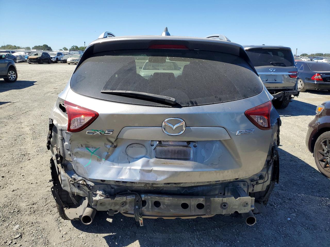 2015 Mazda Cx-5 Gt Silver vin: JM3KE2DY2F0495372