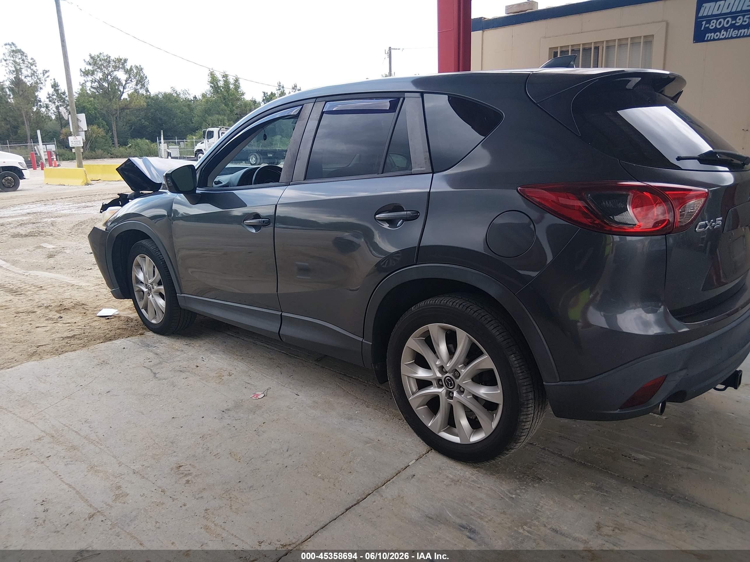 2014 Mazda Cx-5 Grand Touring Black vin: JM3KE2DY3E0324628