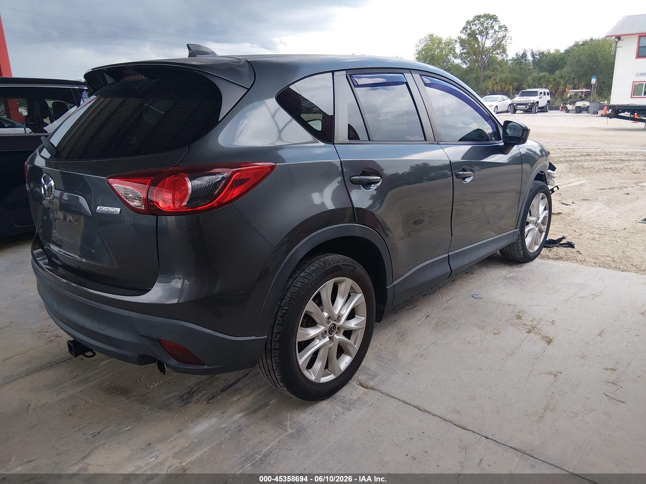 2014 Mazda Cx-5 Grand Touring Black vin: JM3KE2DY3E0324628