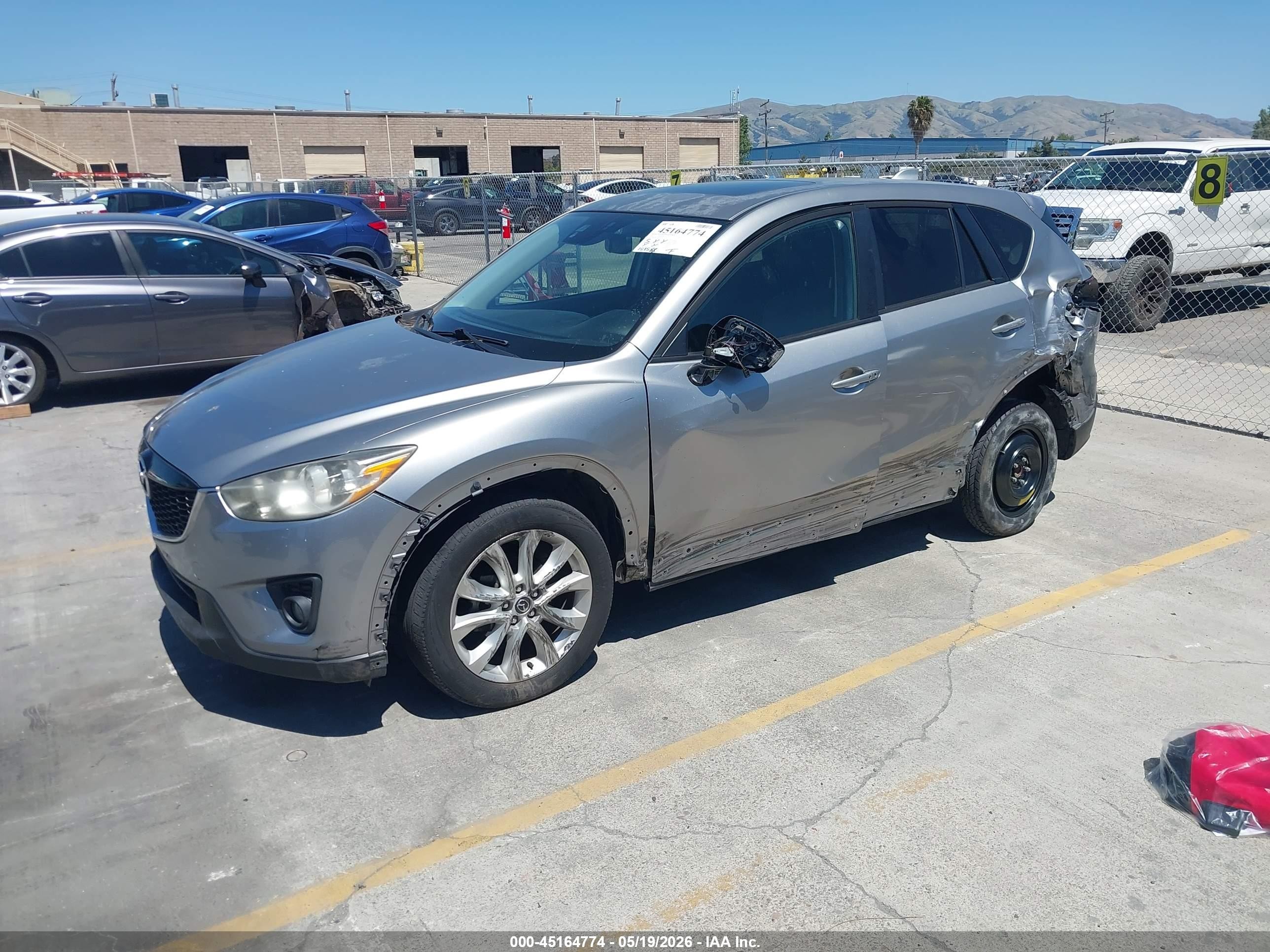 2014 Mazda Cx-5 Grand Touring Серый vin: JM3KE2DY3E0334379