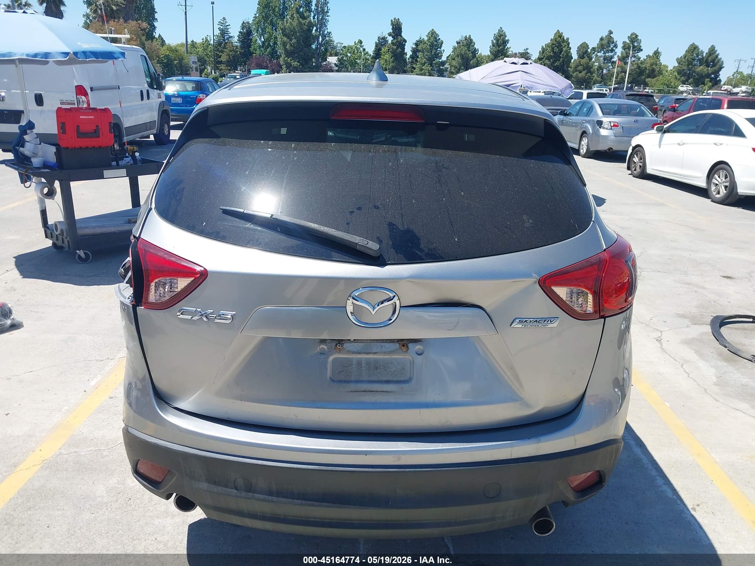 2014 Mazda Cx-5 Grand Touring Серый vin: JM3KE2DY3E0334379