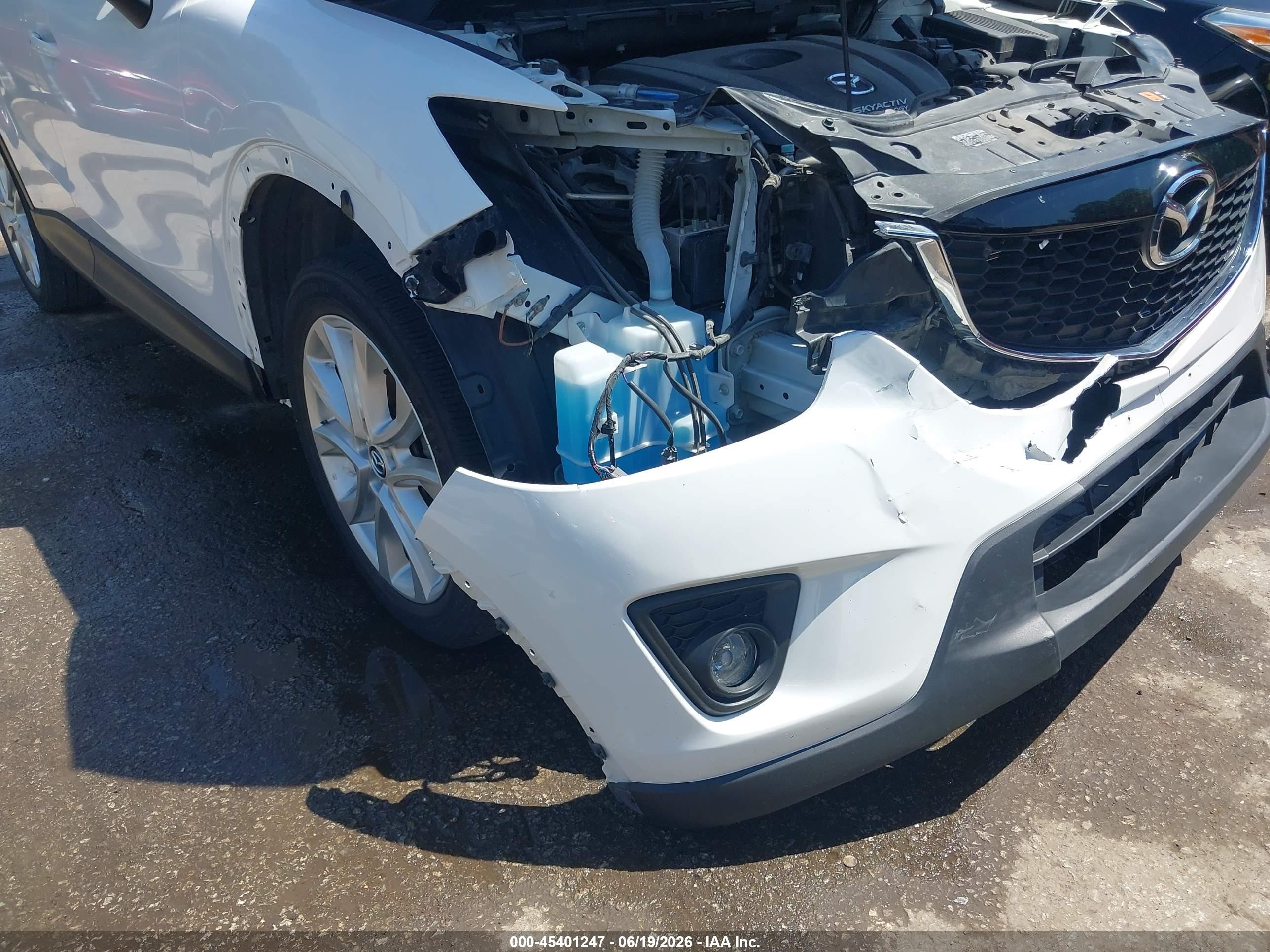 2014 Mazda Cx-5 Grand Touring White vin: JM3KE2DY3E0384568