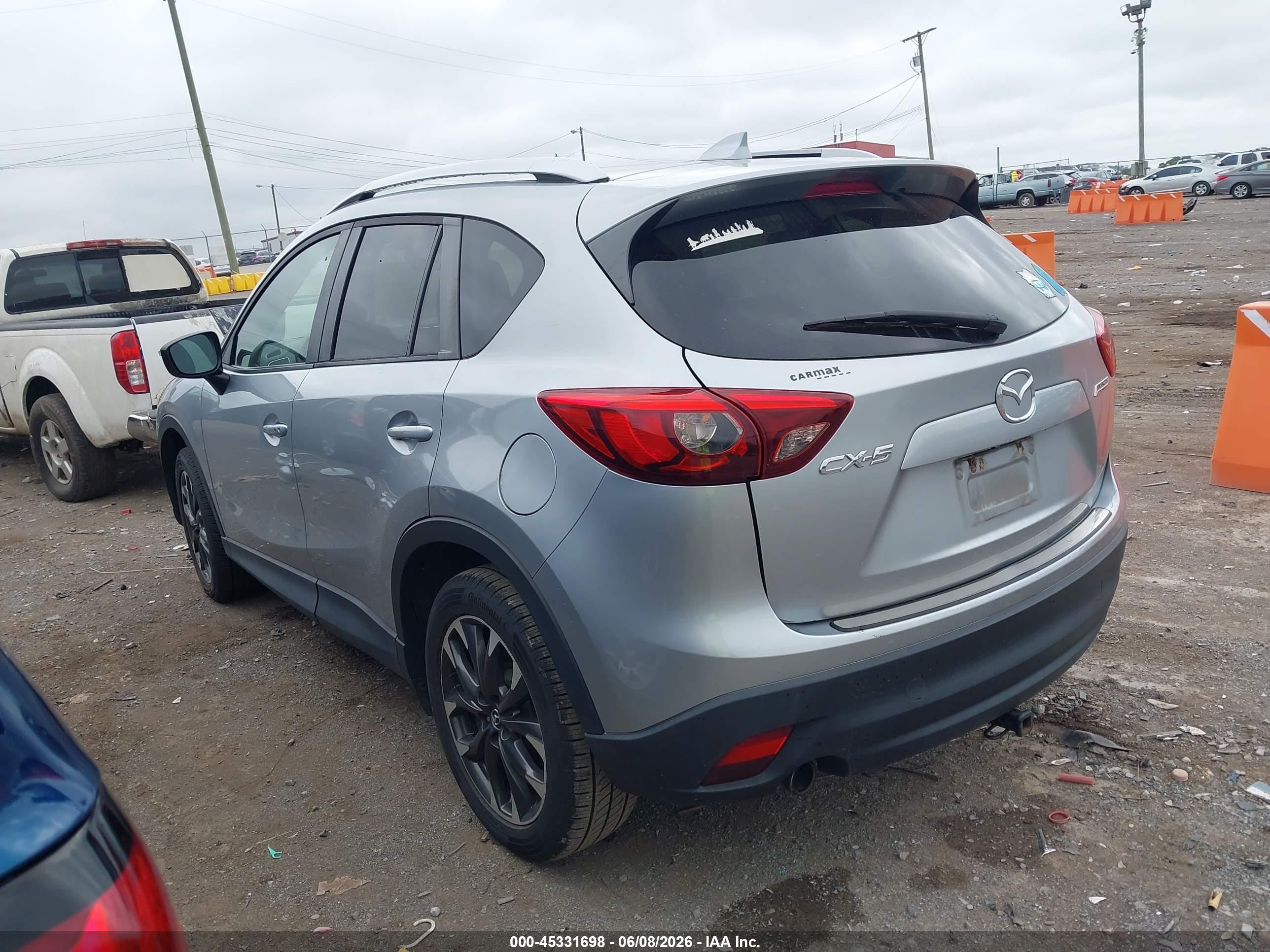 2016 Mazda Cx-5 Grand Touring Yellow vin: JM3KE2DY3G0789705