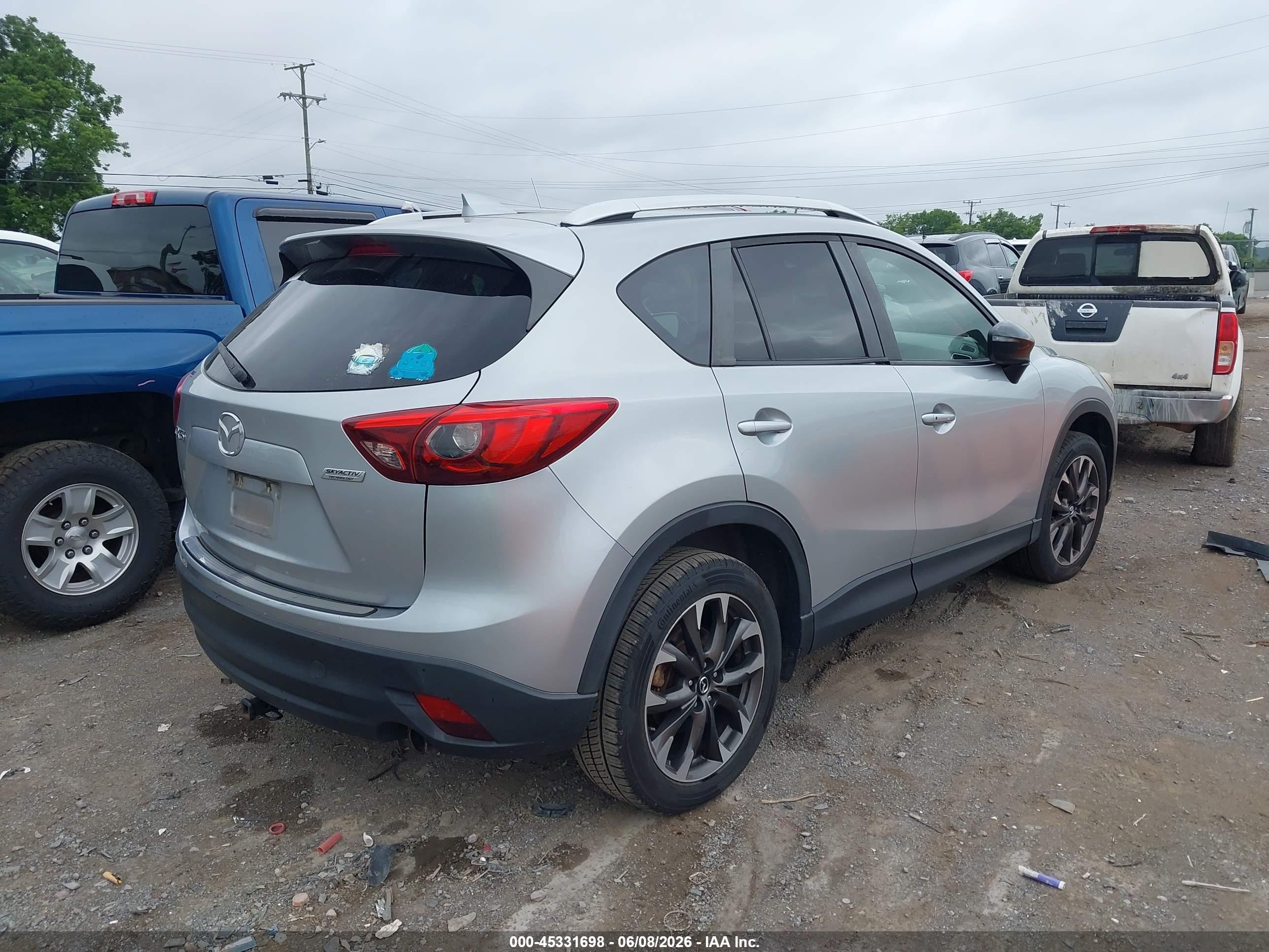 2016 Mazda Cx-5 Grand Touring Yellow vin: JM3KE2DY3G0789705