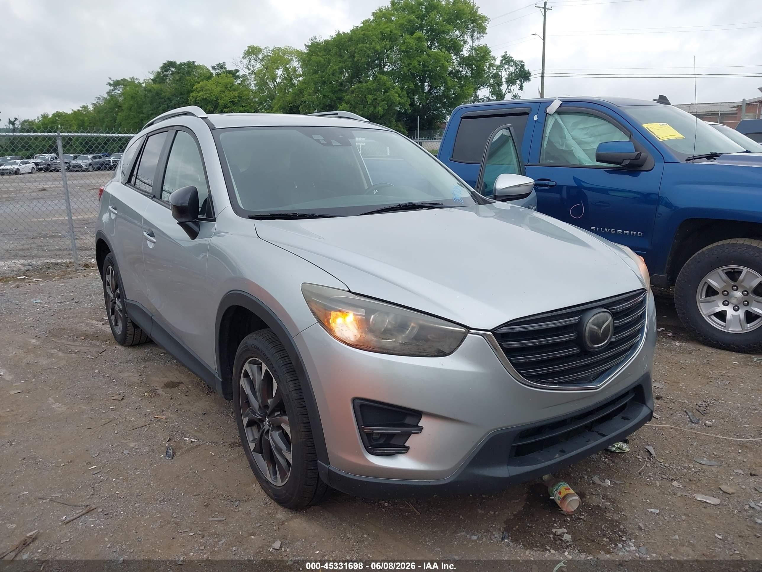 2016 Mazda Cx-5 Grand Touring Yellow vin: JM3KE2DY3G0789705