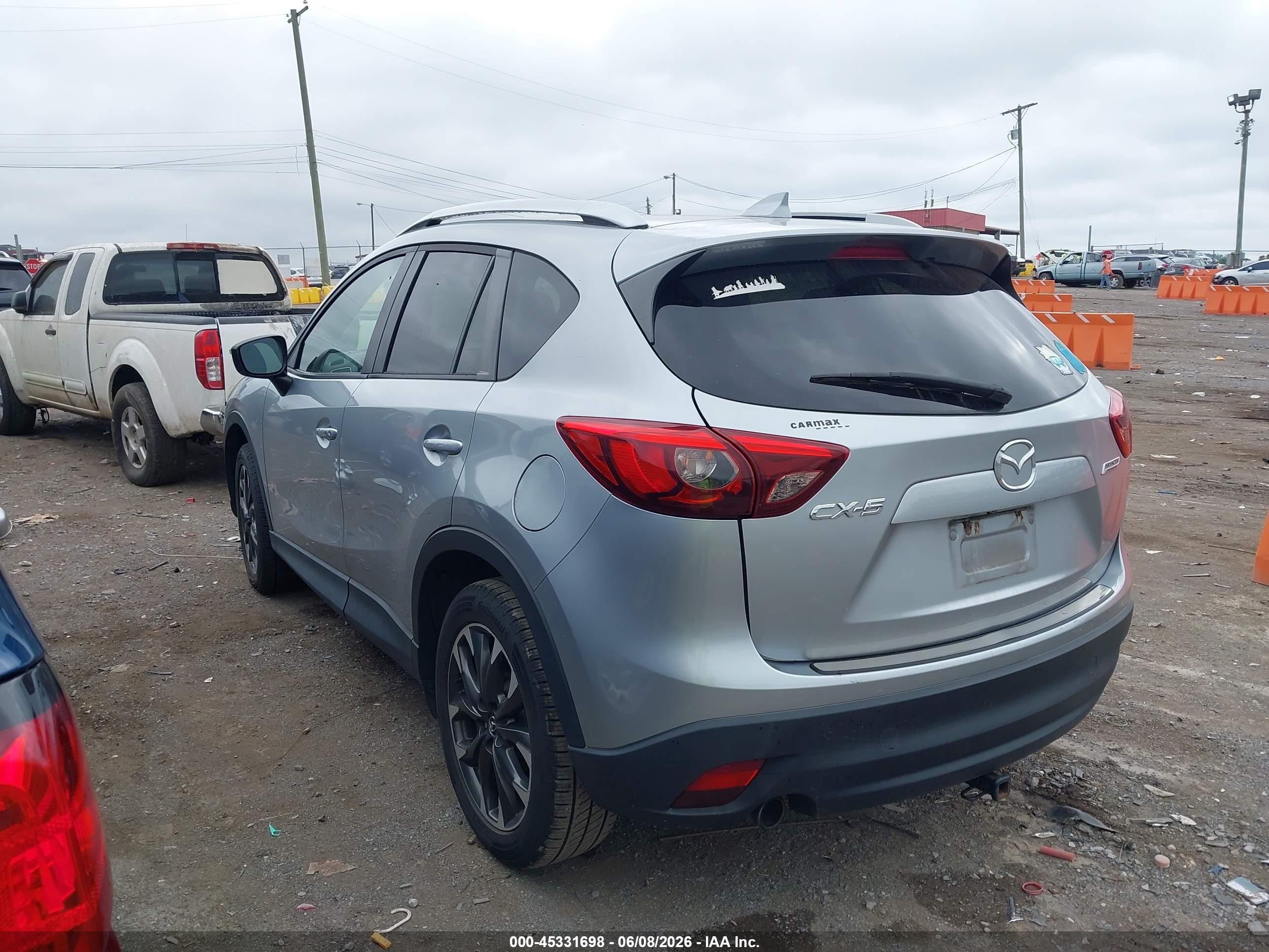 2016 Mazda Cx-5 Grand Touring Yellow vin: JM3KE2DY3G0789705