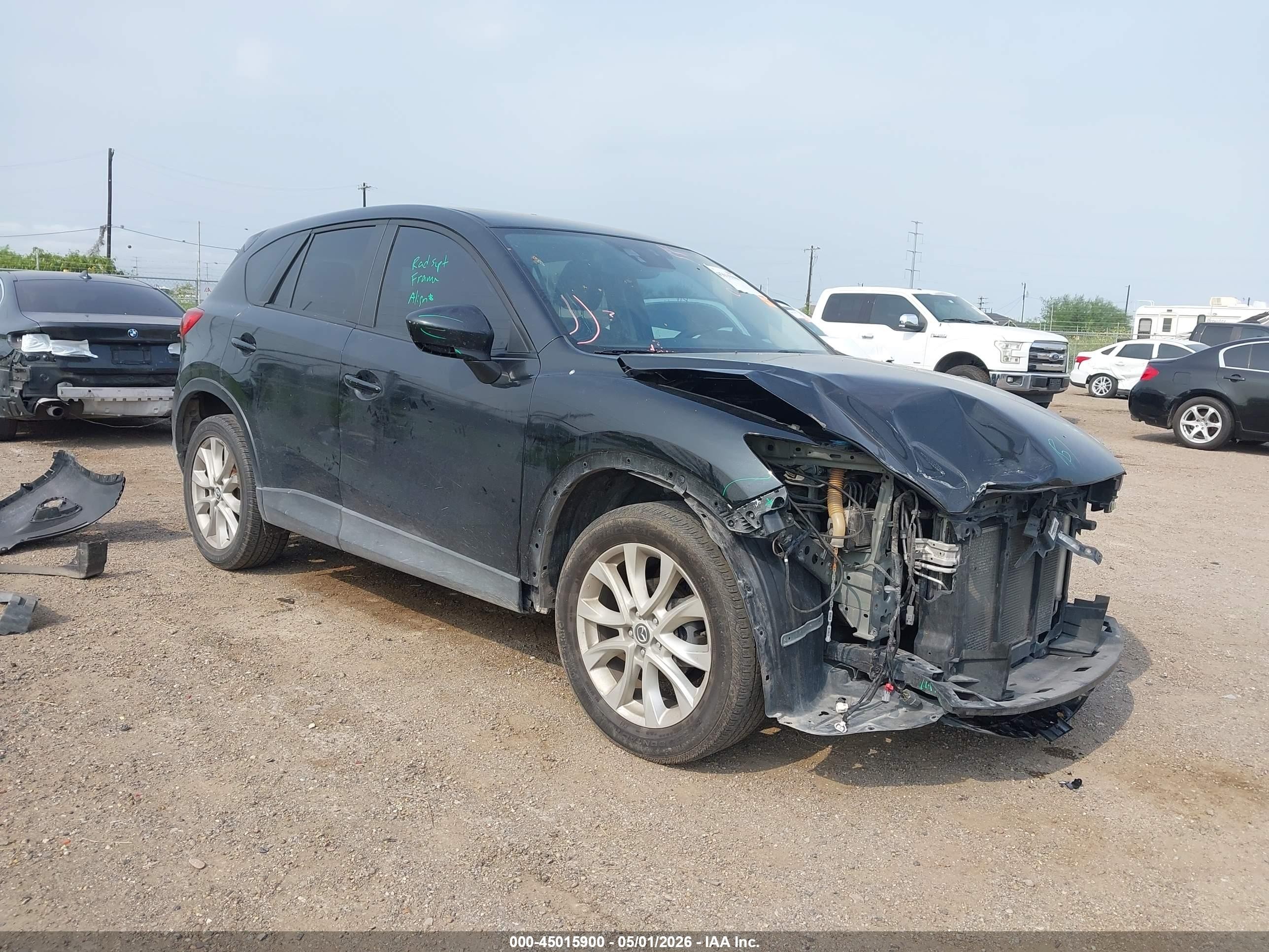 2014 Mazda Cx-5 Grand Touring Black vin: JM3KE2DY4E0345942