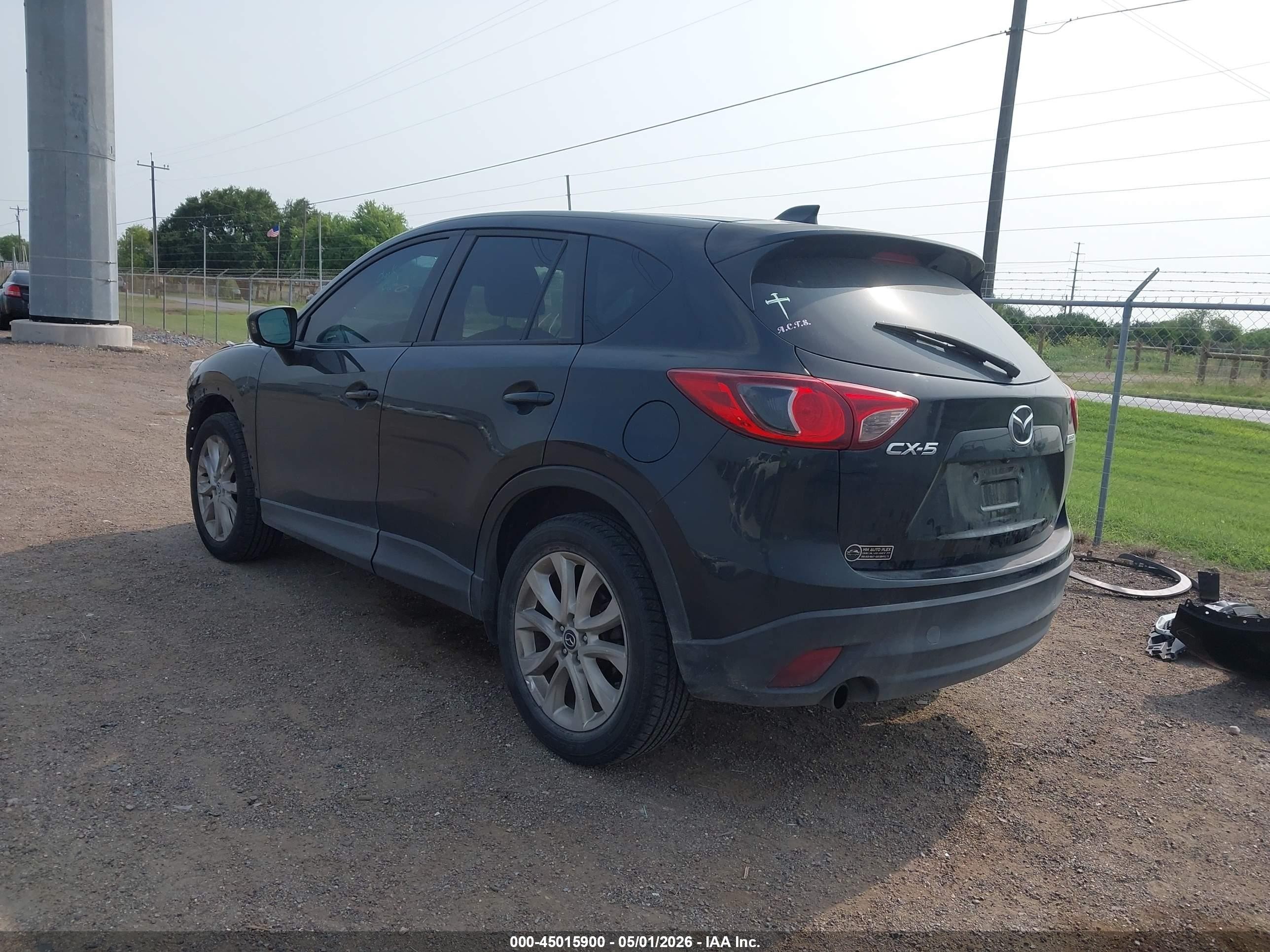 2014 Mazda Cx-5 Grand Touring Black vin: JM3KE2DY4E0345942