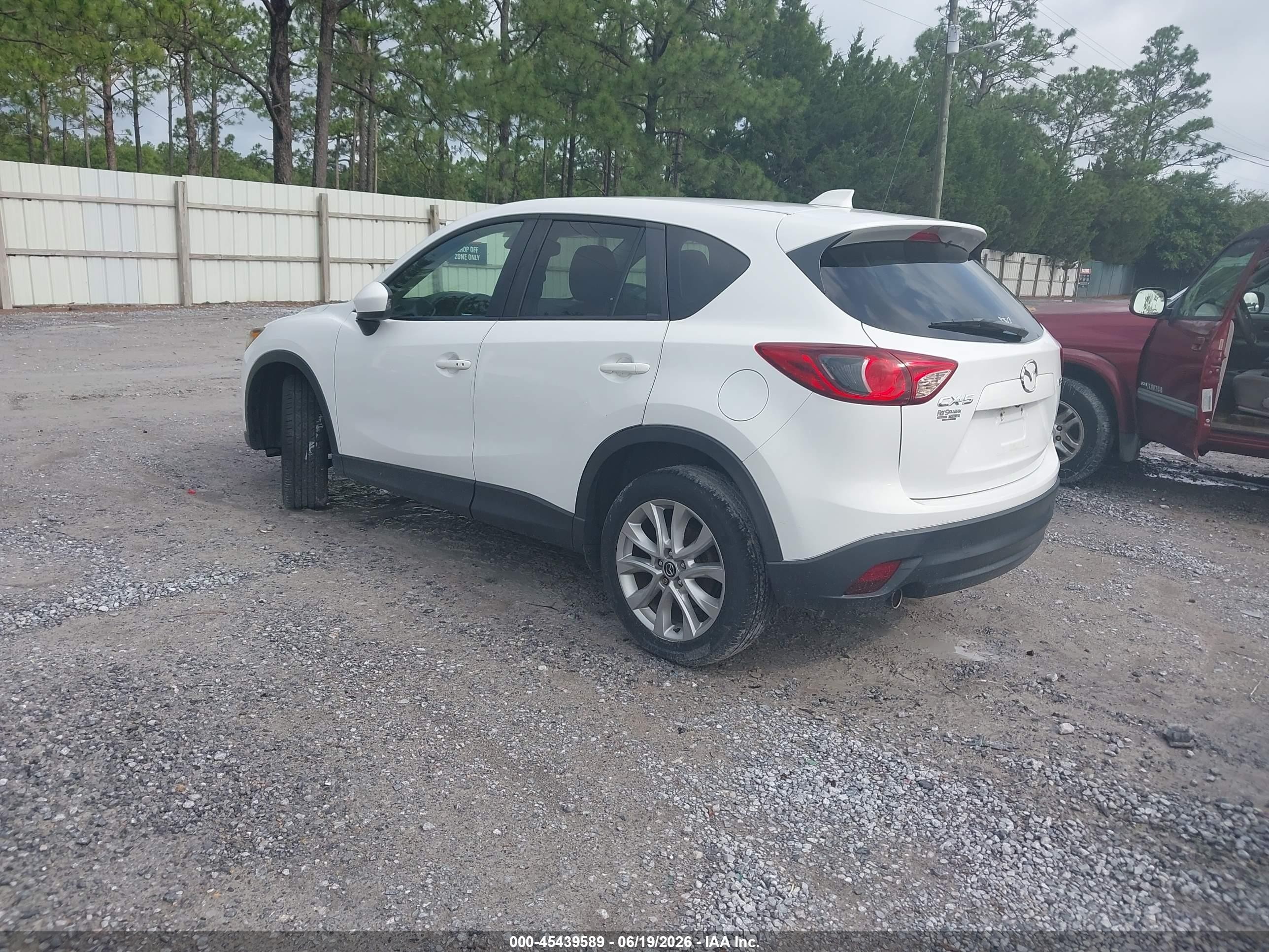 2014 Mazda Cx-5 Grand Touring White vin: JM3KE2DY4E0393229