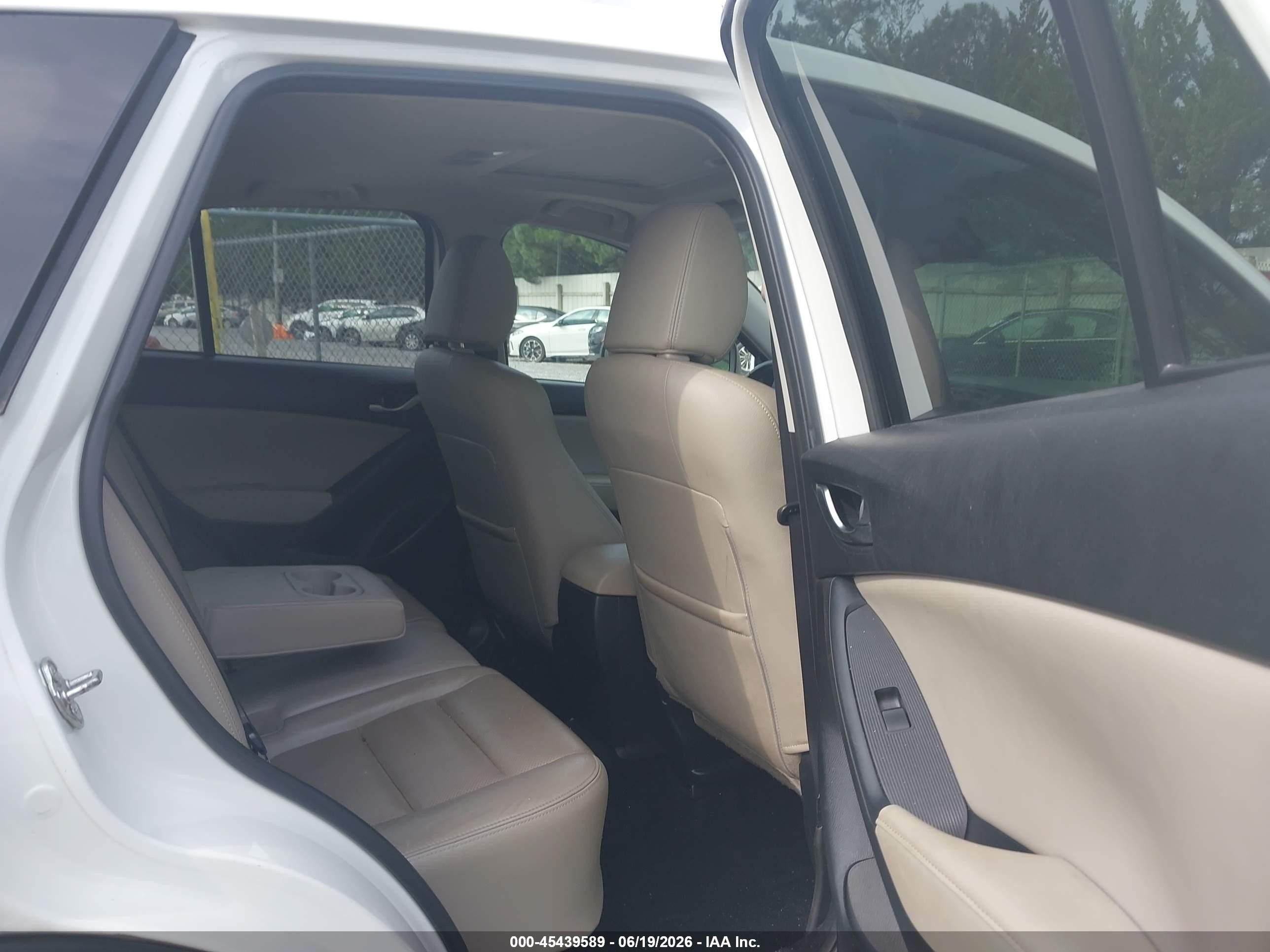 2014 Mazda Cx-5 Grand Touring White vin: JM3KE2DY4E0393229