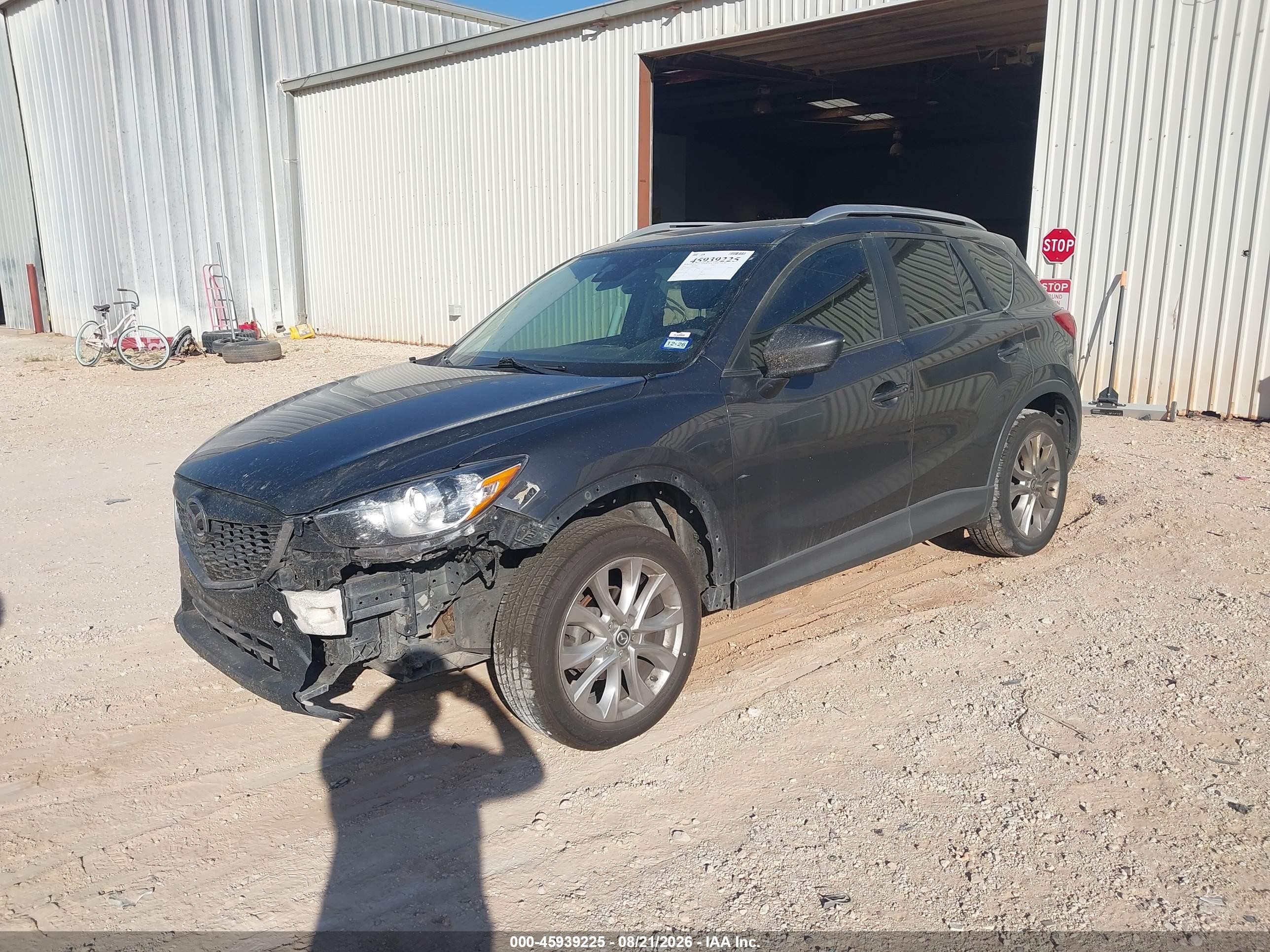 2014 Mazda Cx-5 Grand Touring Gray vin: JM3KE2DY4E0405198