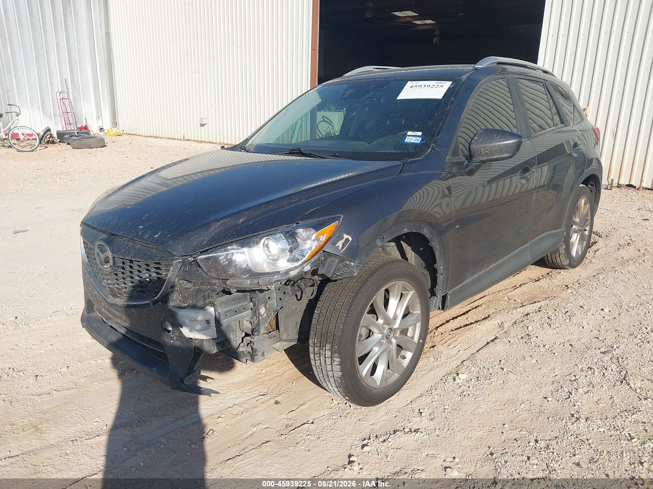 2014 Mazda Cx-5 Grand Touring Gray vin: JM3KE2DY4E0405198