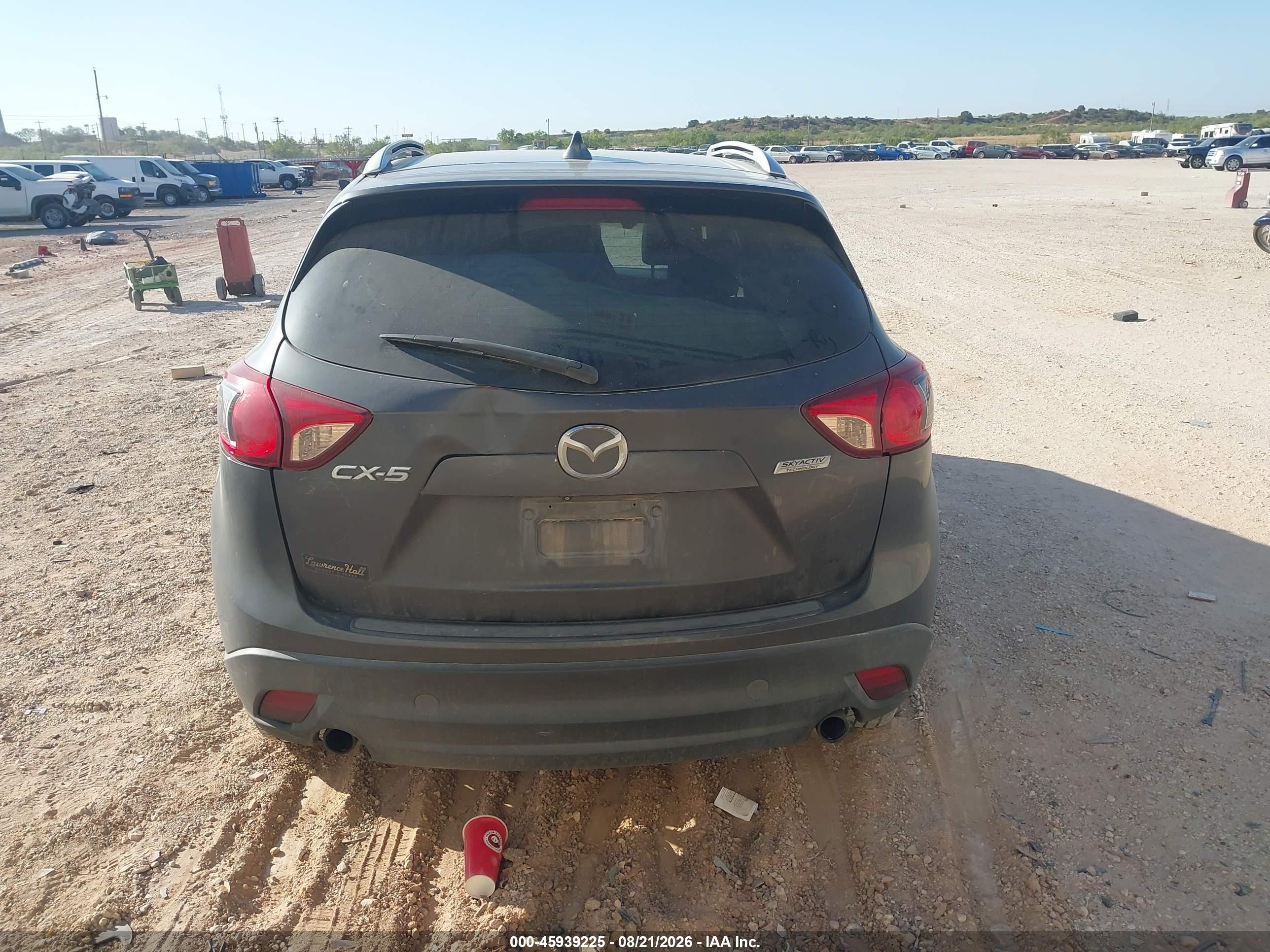 2014 Mazda Cx-5 Grand Touring Gray vin: JM3KE2DY4E0405198