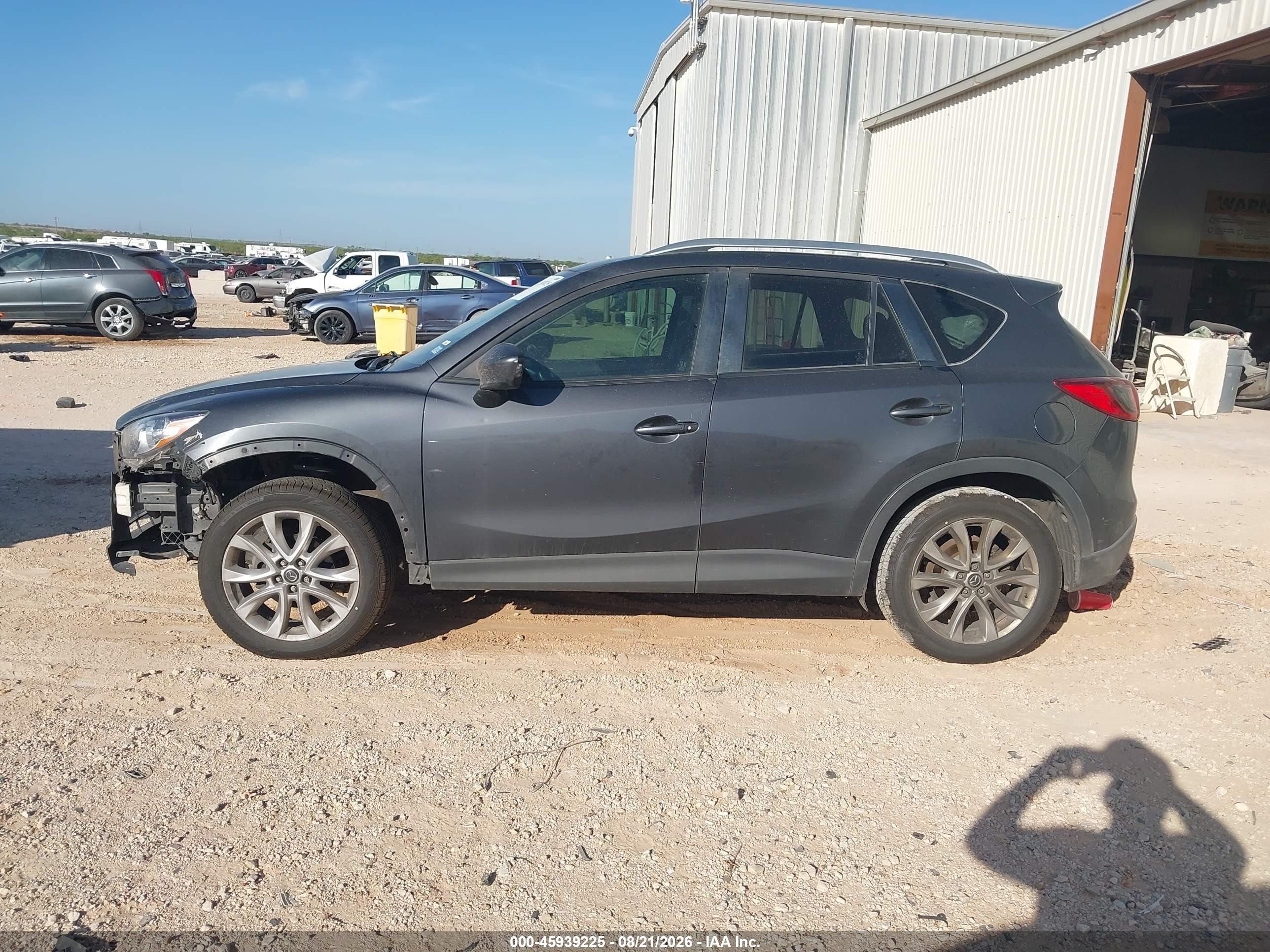 2014 Mazda Cx-5 Grand Touring Gray vin: JM3KE2DY4E0405198