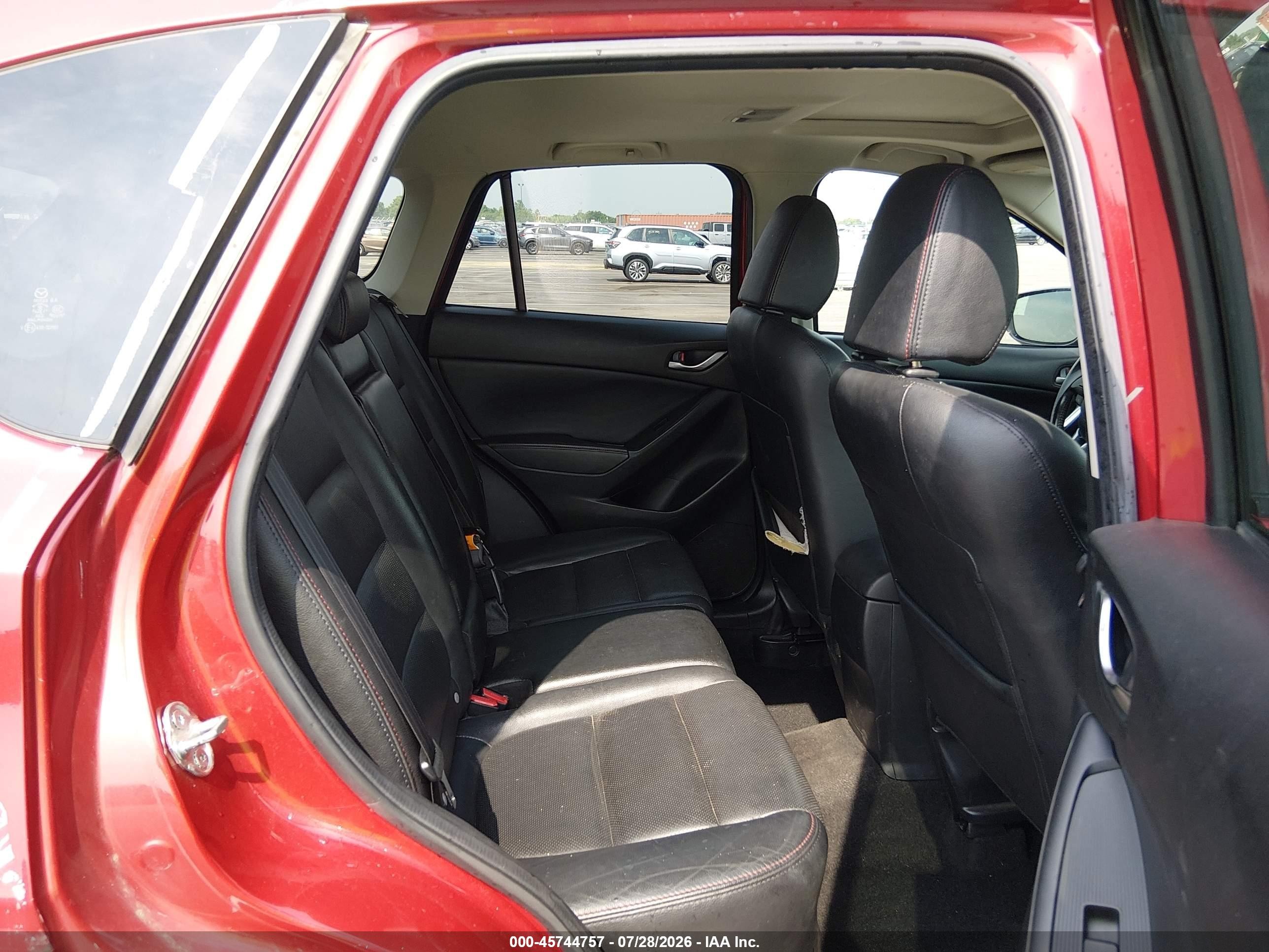 2015 Mazda Cx-5 Grand Touring Red vin: JM3KE2DY4F0483756