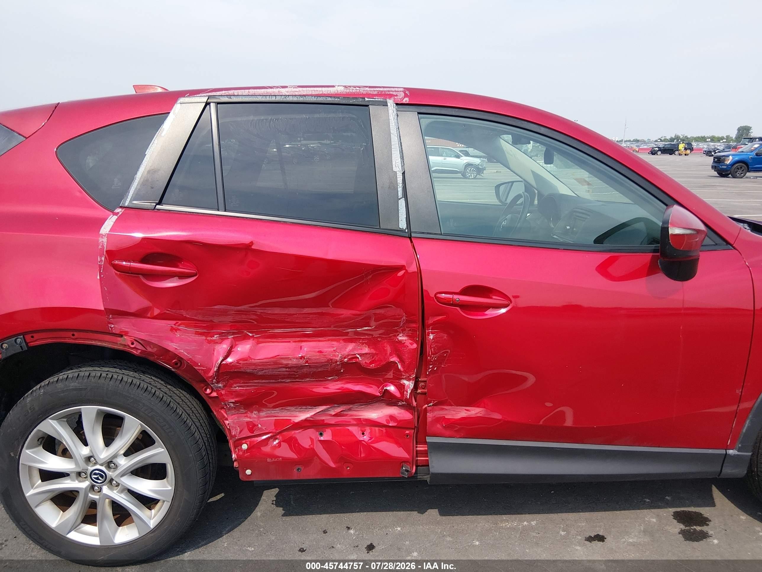 2015 Mazda Cx-5 Grand Touring Red vin: JM3KE2DY4F0483756