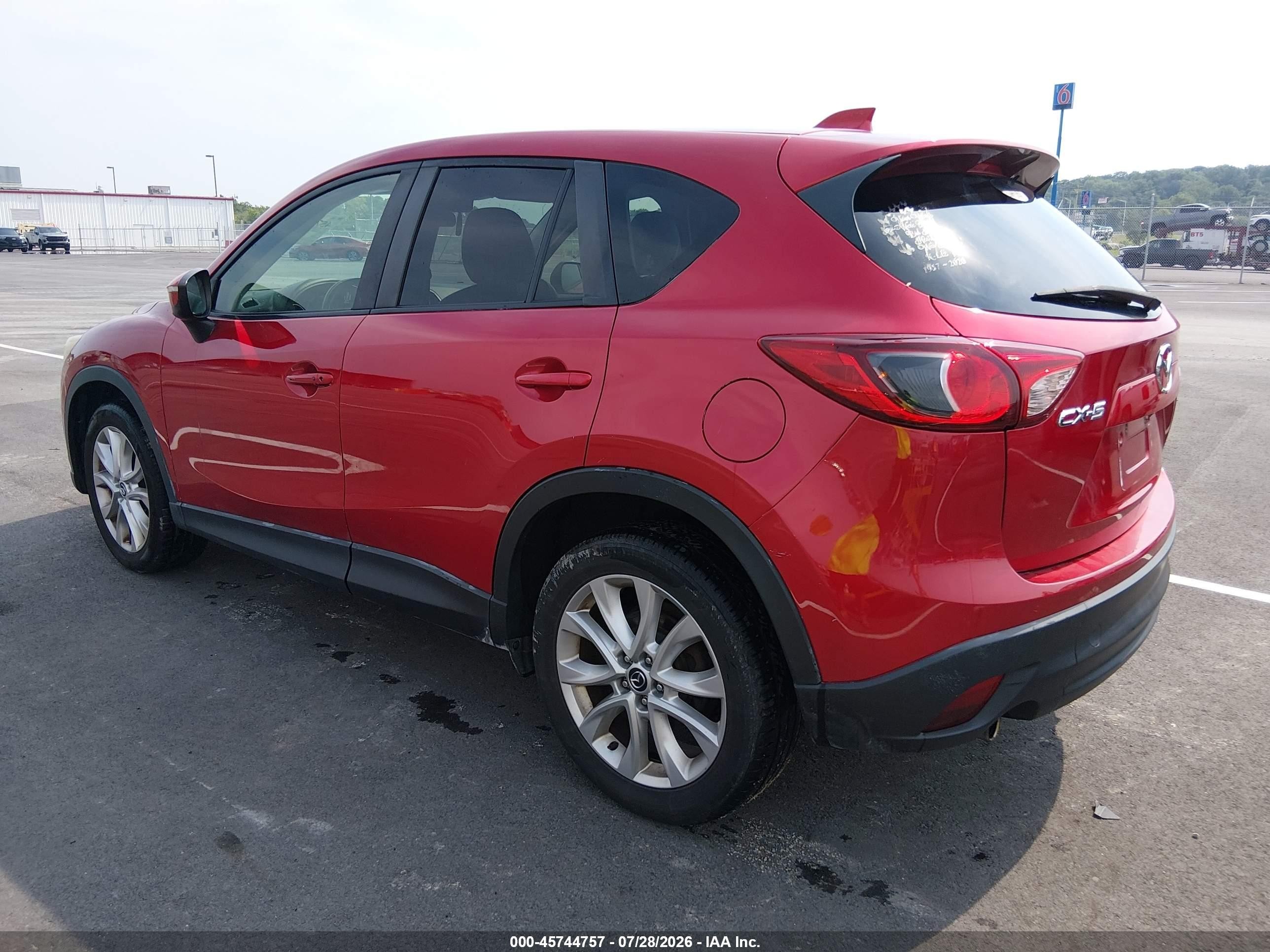 2015 Mazda Cx-5 Grand Touring Red vin: JM3KE2DY4F0483756
