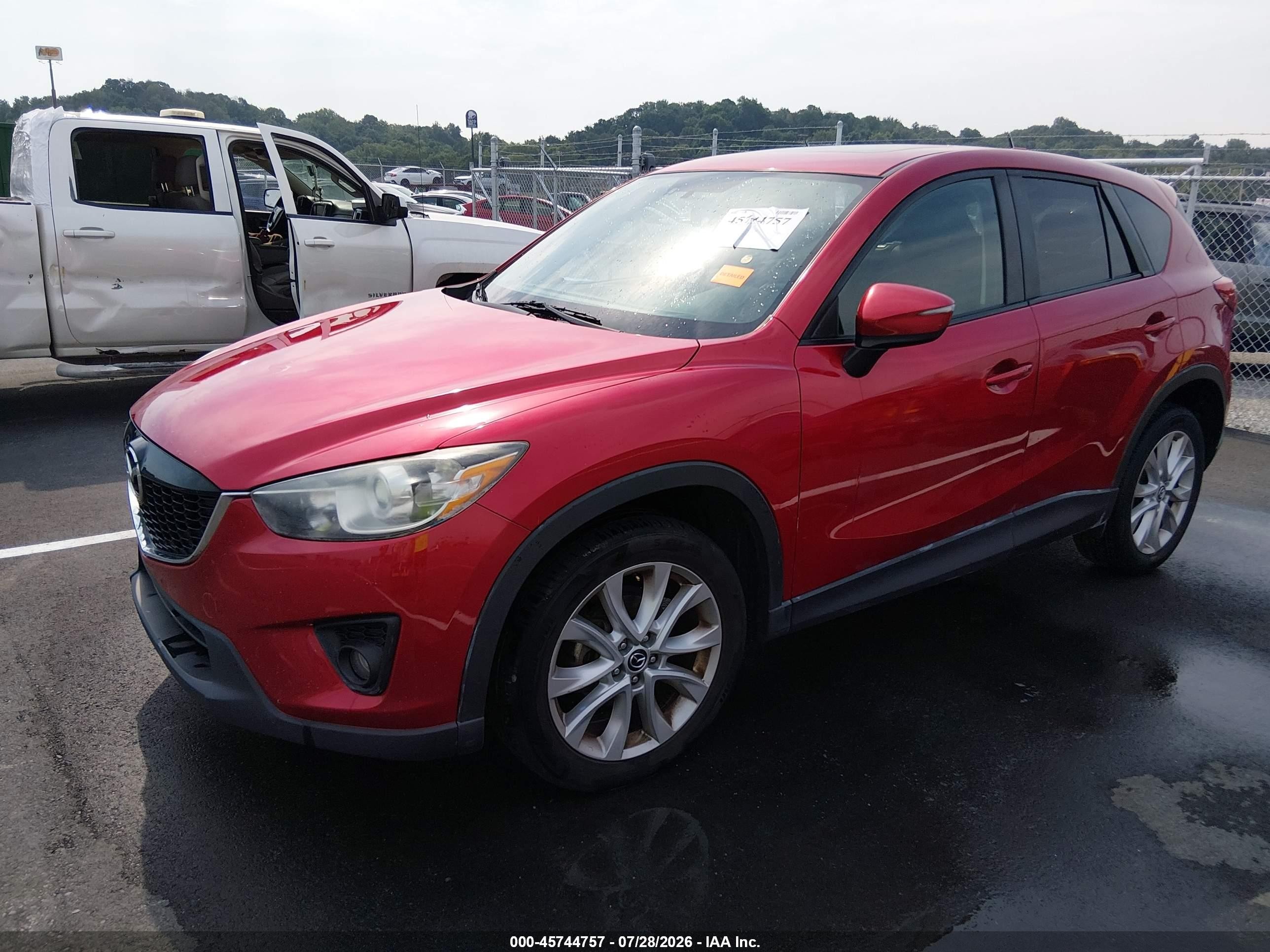 2015 Mazda Cx-5 Grand Touring Red vin: JM3KE2DY4F0483756