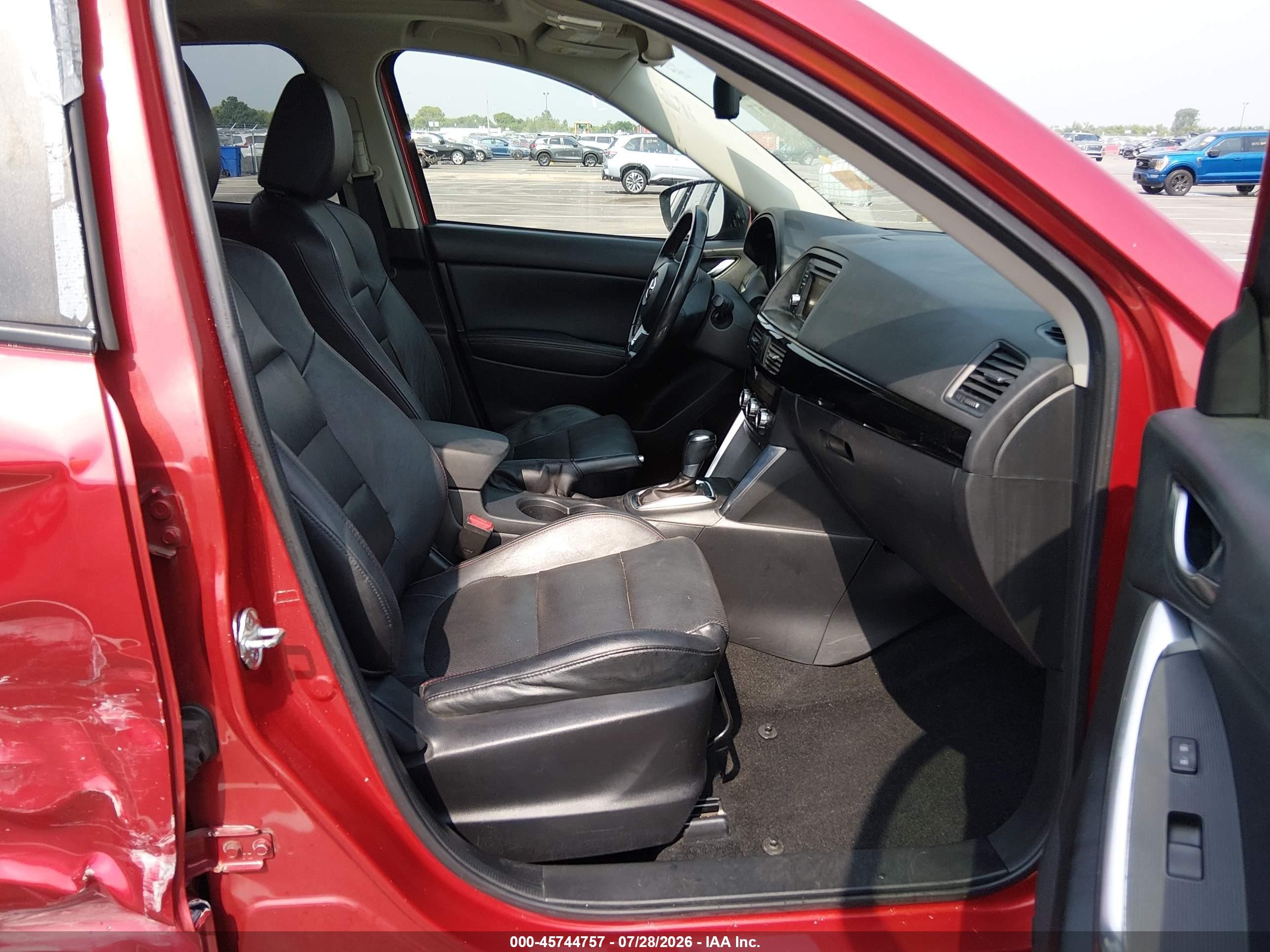 2015 Mazda Cx-5 Grand Touring Red vin: JM3KE2DY4F0483756