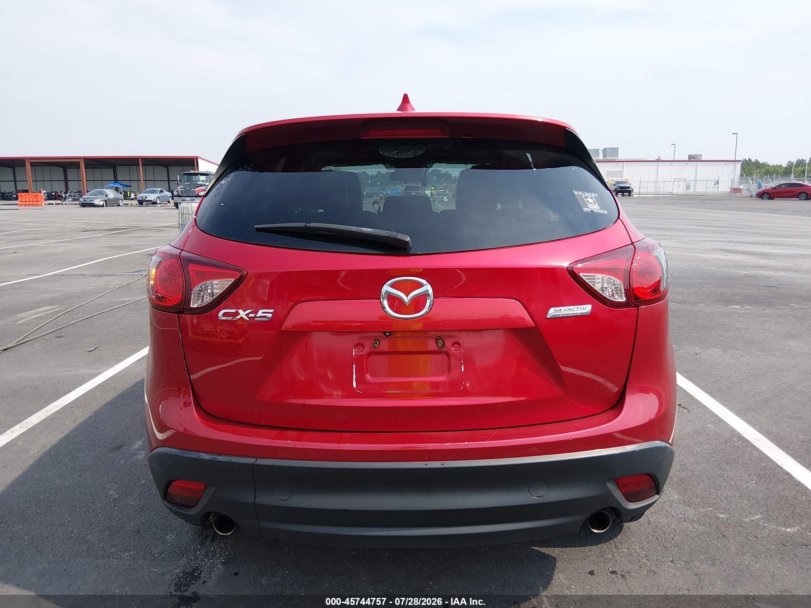 2015 Mazda Cx-5 Grand Touring Red vin: JM3KE2DY4F0483756
