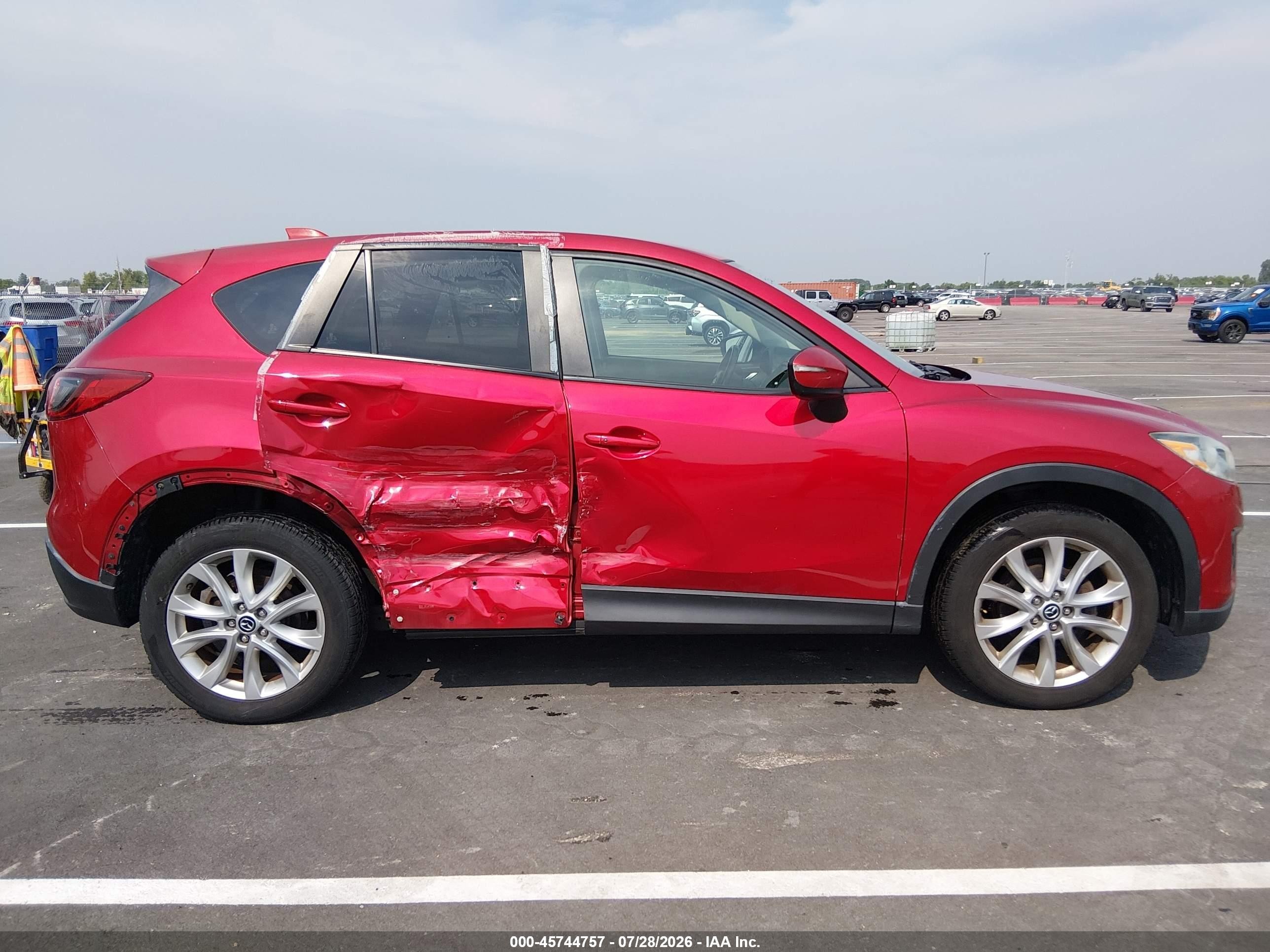2015 Mazda Cx-5 Grand Touring Red vin: JM3KE2DY4F0483756
