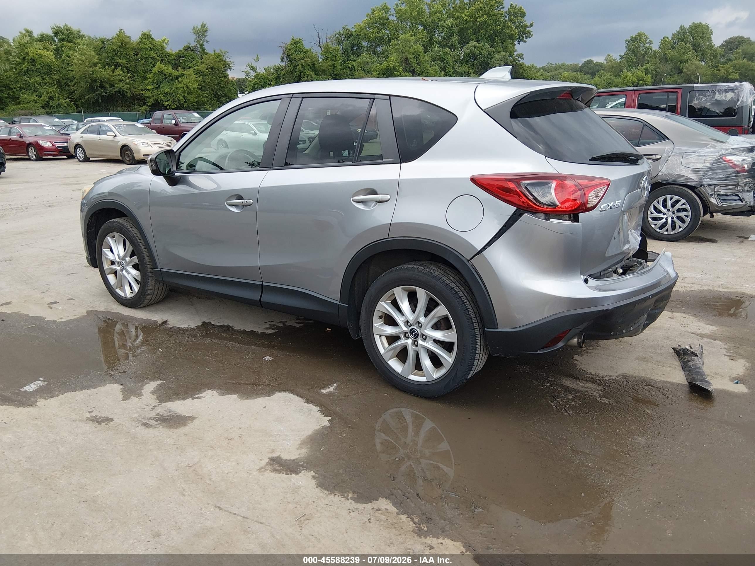 2014 Mazda Cx-5 Grand Touring Gray vin: JM3KE2DY5E0321620