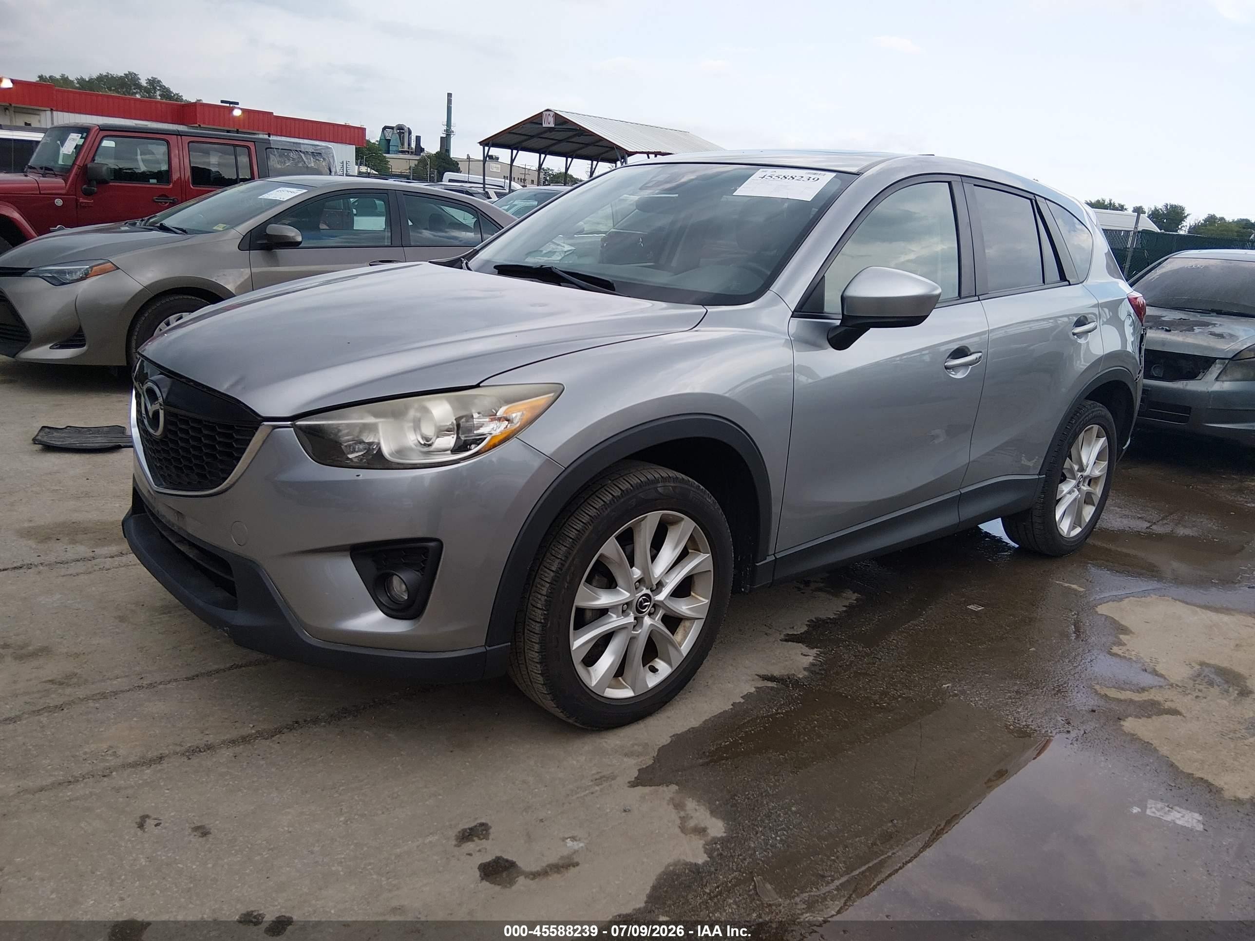 2014 Mazda Cx-5 Grand Touring Gray vin: JM3KE2DY5E0321620