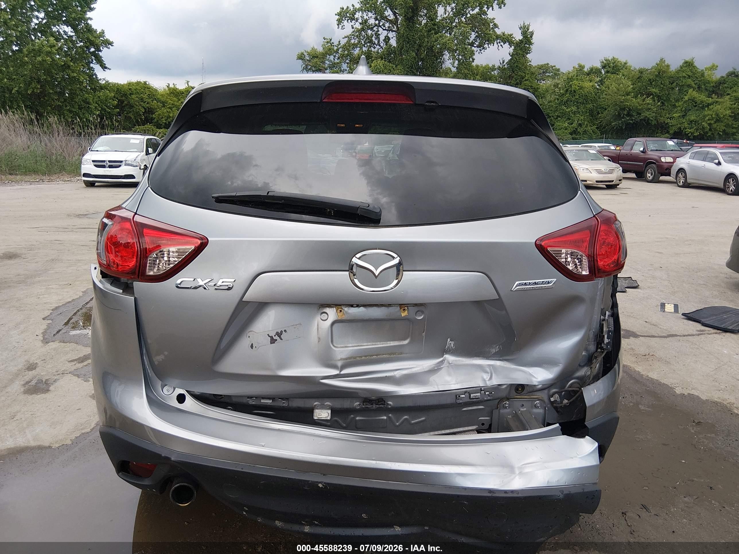 2014 Mazda Cx-5 Grand Touring Gray vin: JM3KE2DY5E0321620