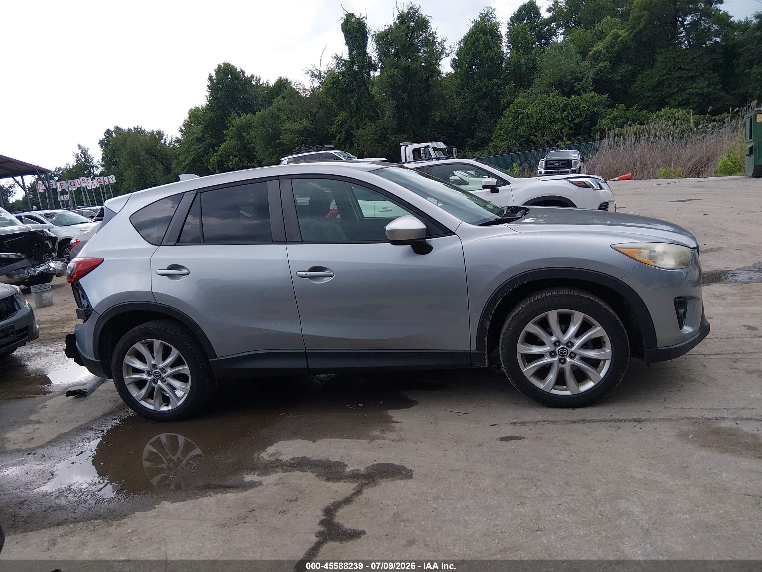 2014 Mazda Cx-5 Grand Touring Gray vin: JM3KE2DY5E0321620