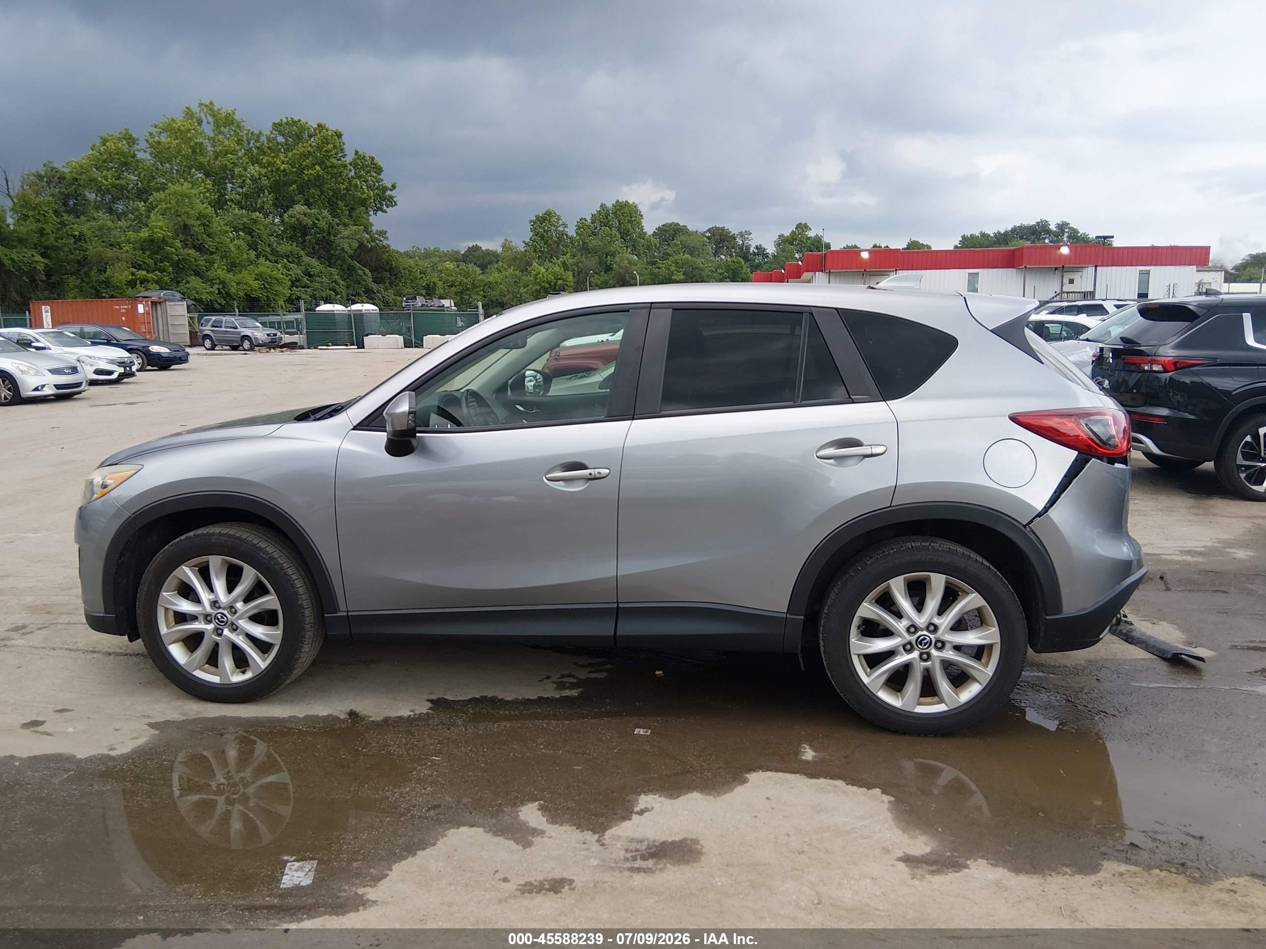 2014 Mazda Cx-5 Grand Touring Gray vin: JM3KE2DY5E0321620