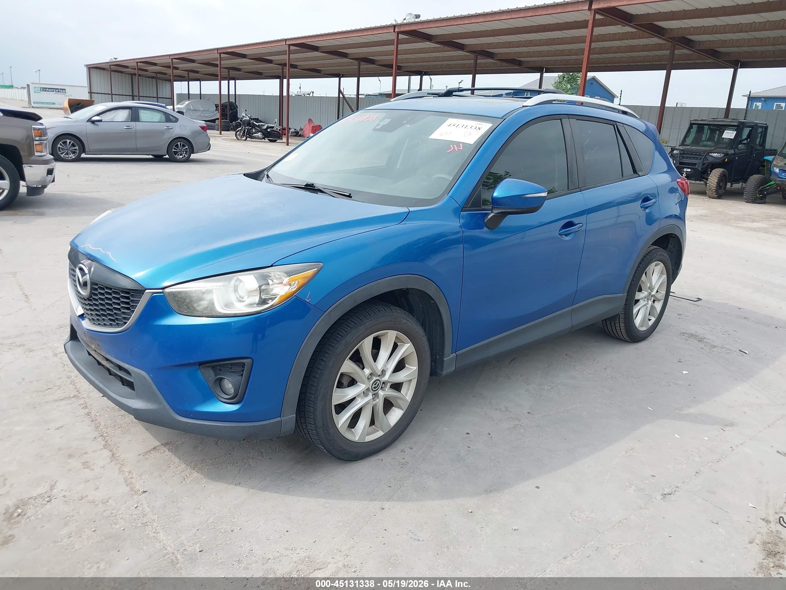 2014 Mazda Cx-5 Grand Touring Blue vin: JM3KE2DY5E0328924