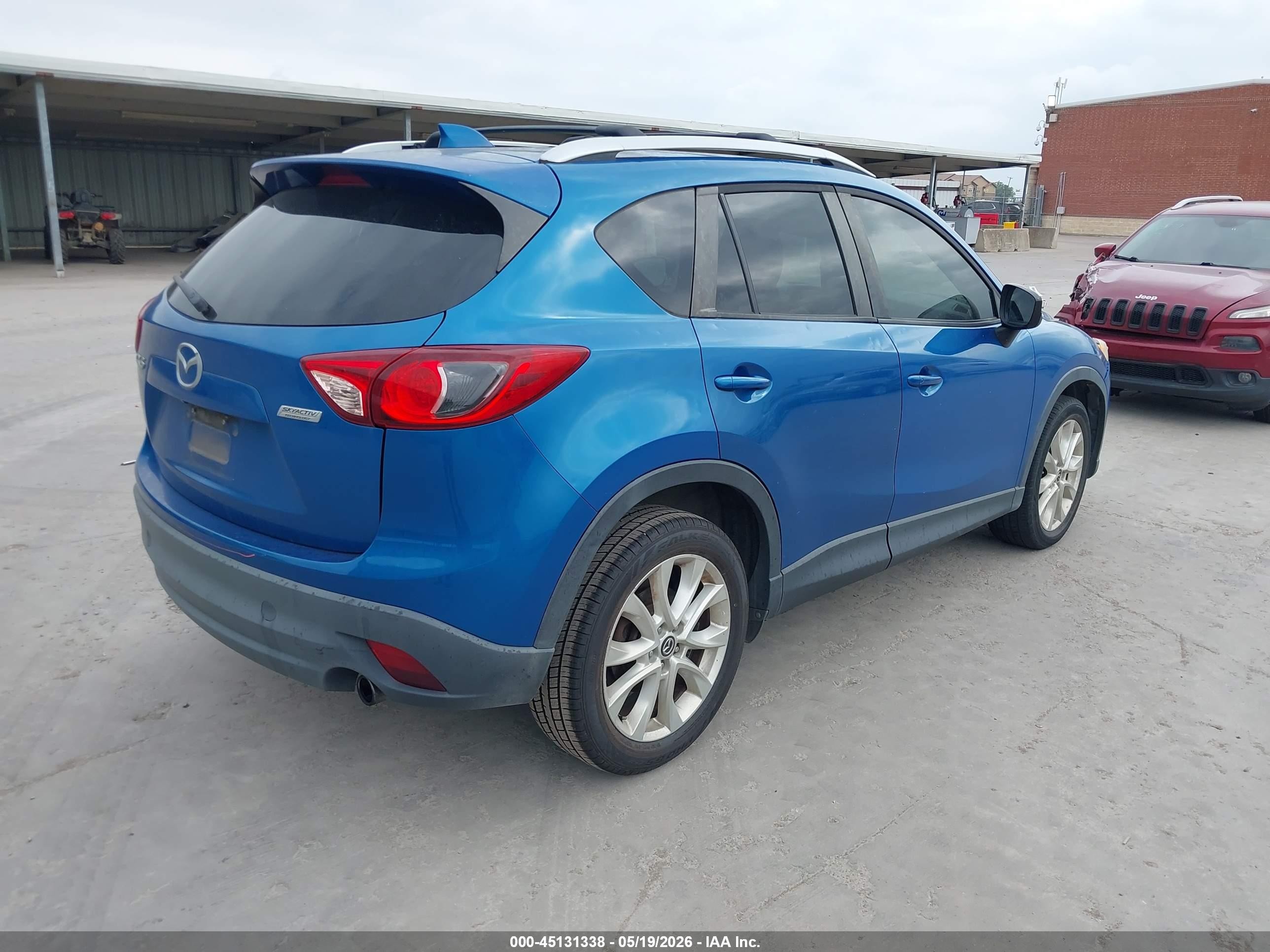 2014 Mazda Cx-5 Grand Touring Blue vin: JM3KE2DY5E0328924
