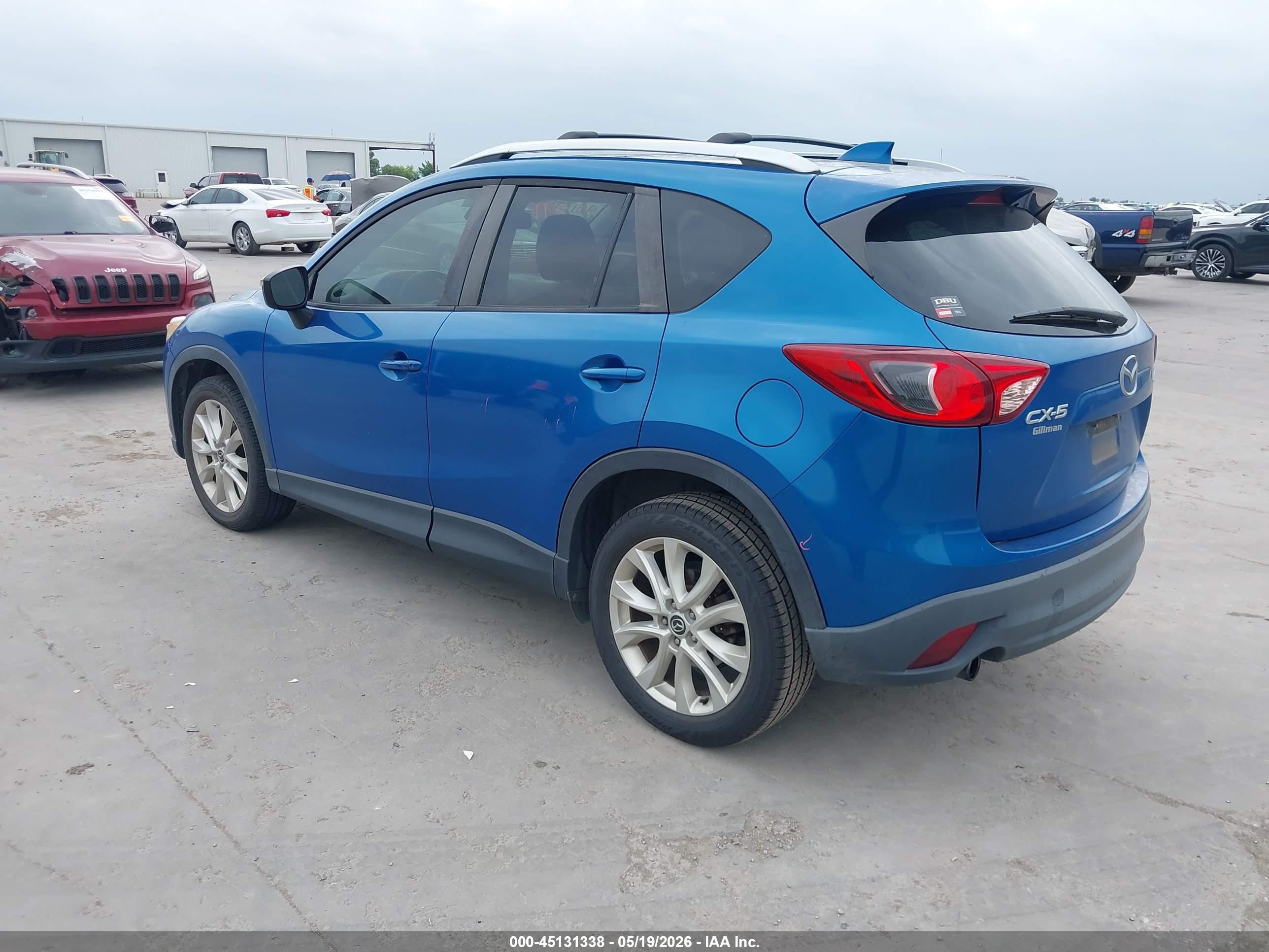 2014 Mazda Cx-5 Grand Touring Blue vin: JM3KE2DY5E0328924