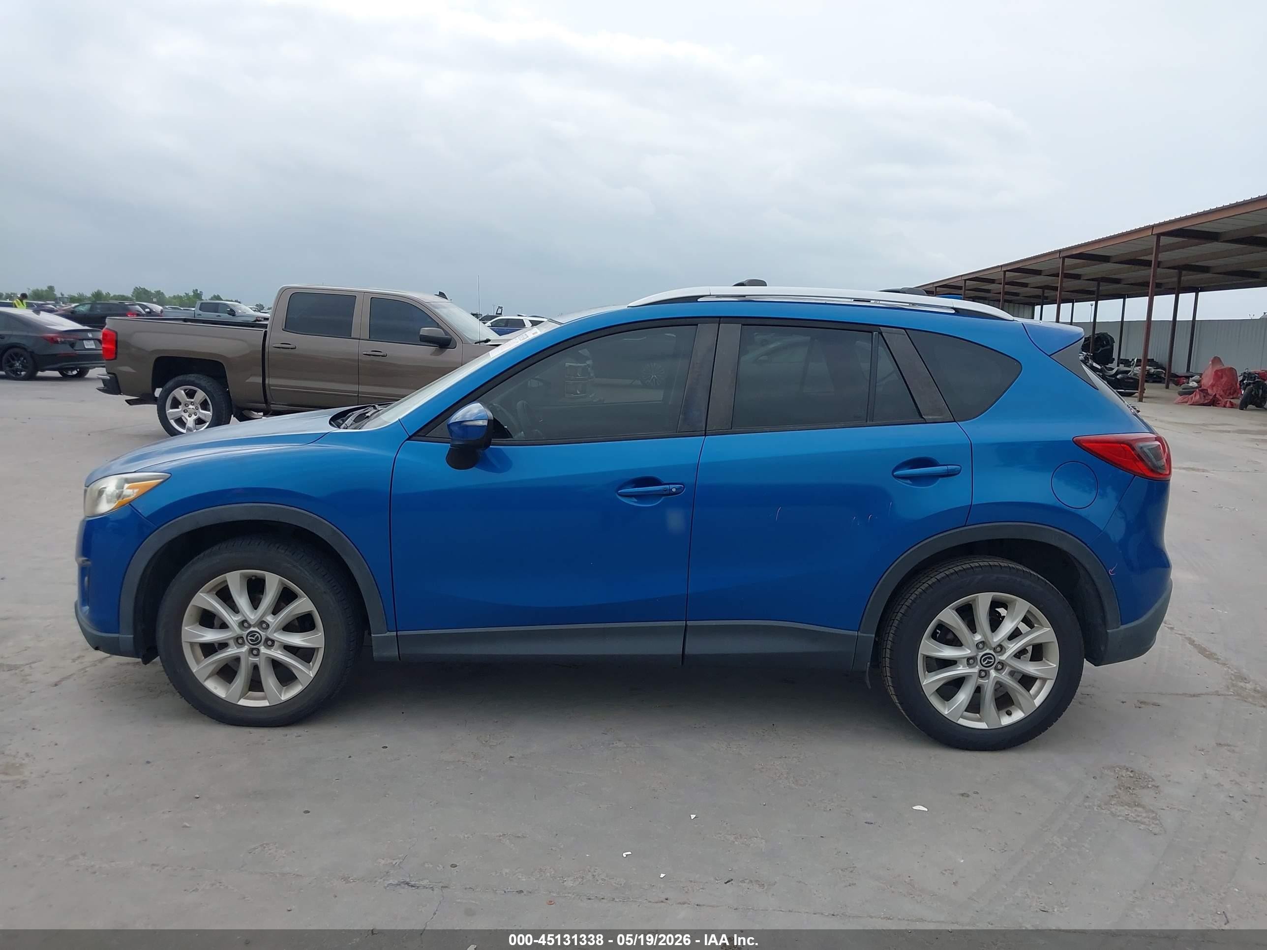 2014 Mazda Cx-5 Grand Touring Blue vin: JM3KE2DY5E0328924
