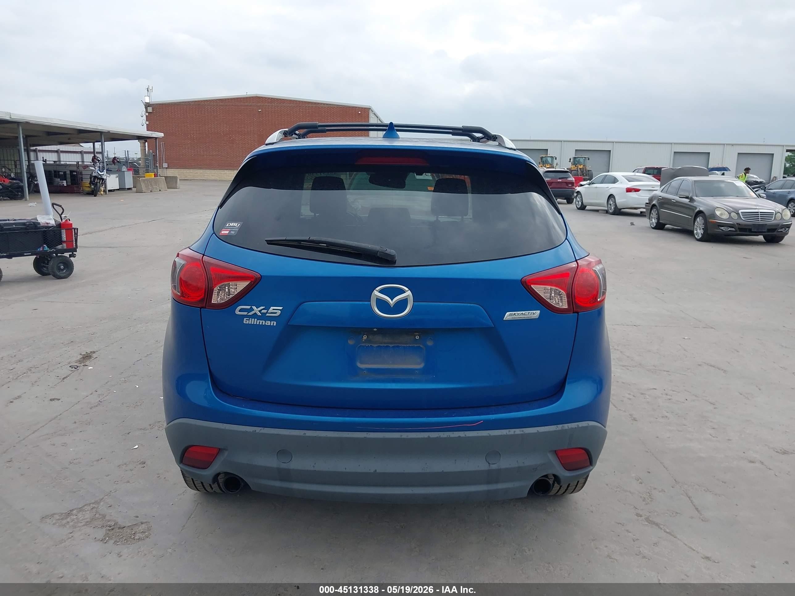 2014 Mazda Cx-5 Grand Touring Blue vin: JM3KE2DY5E0328924