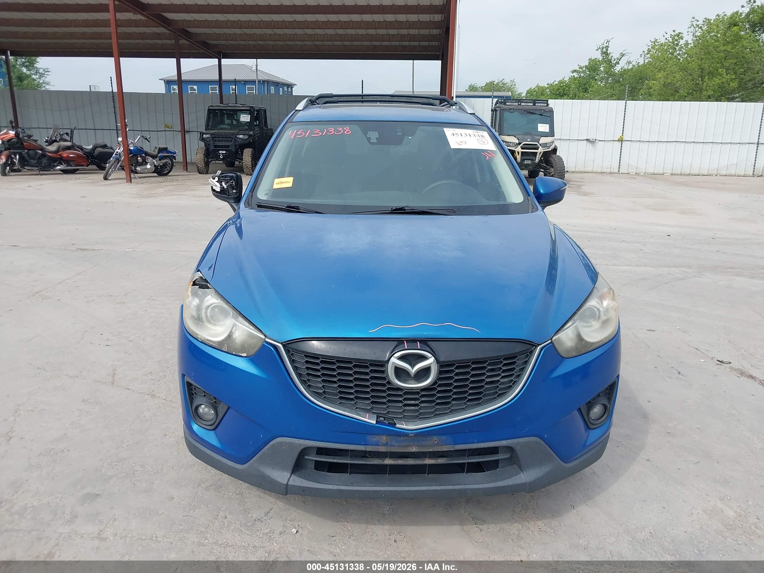 2014 Mazda Cx-5 Grand Touring Blue vin: JM3KE2DY5E0328924