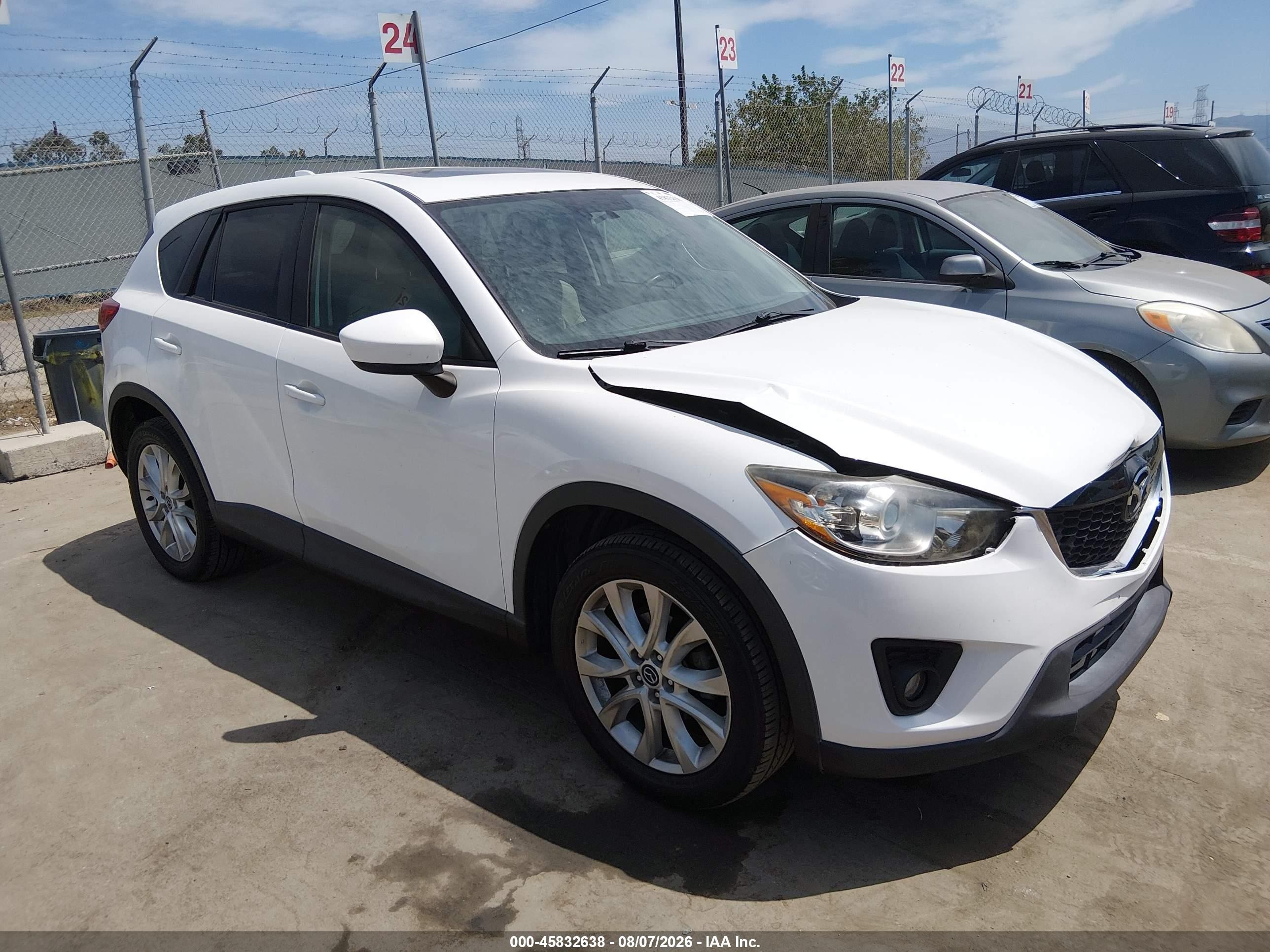 2014 Mazda Cx-5 Grand Touring Белый vin: JM3KE2DY5E0331001