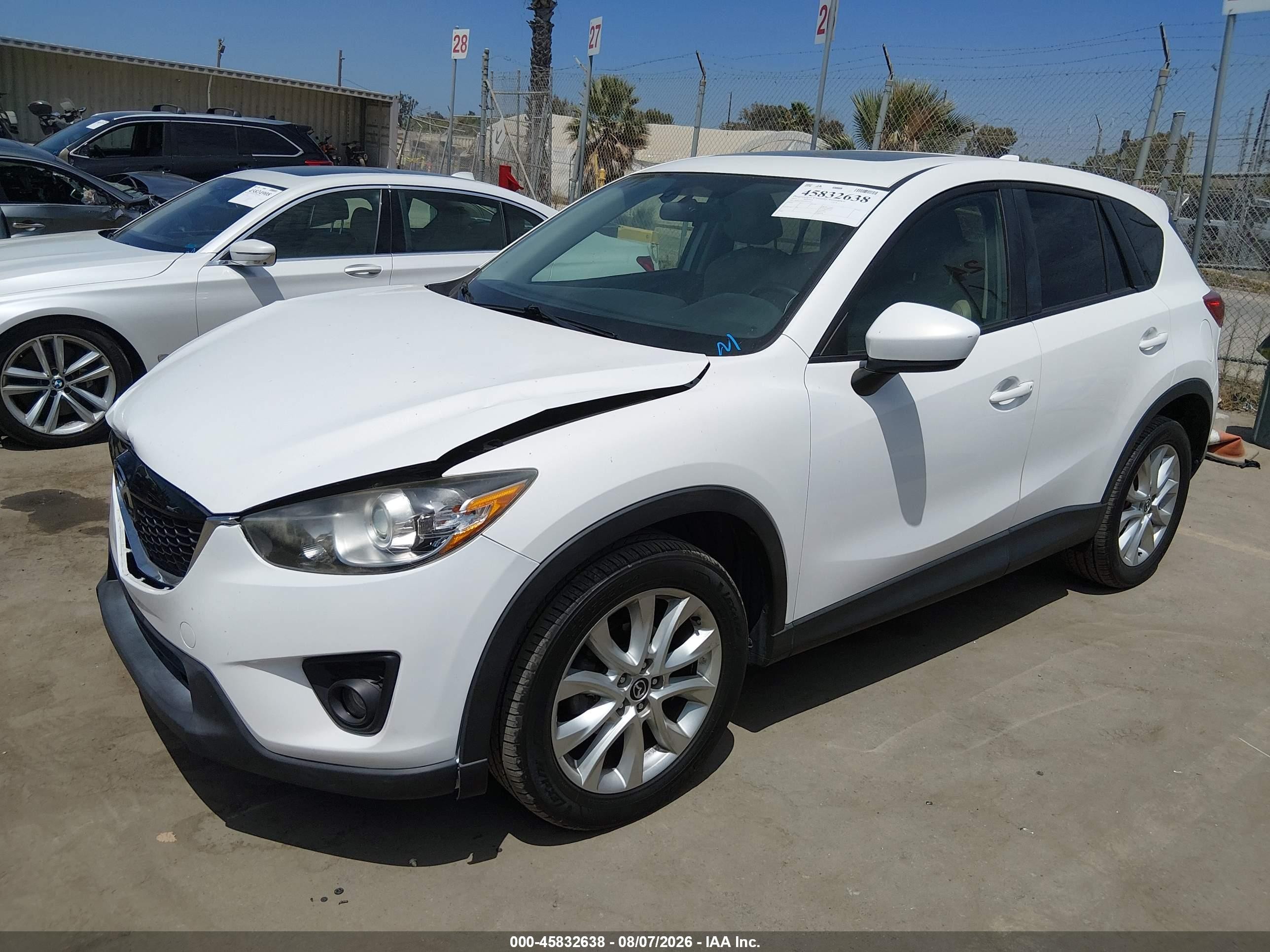2014 Mazda Cx-5 Grand Touring Белый vin: JM3KE2DY5E0331001