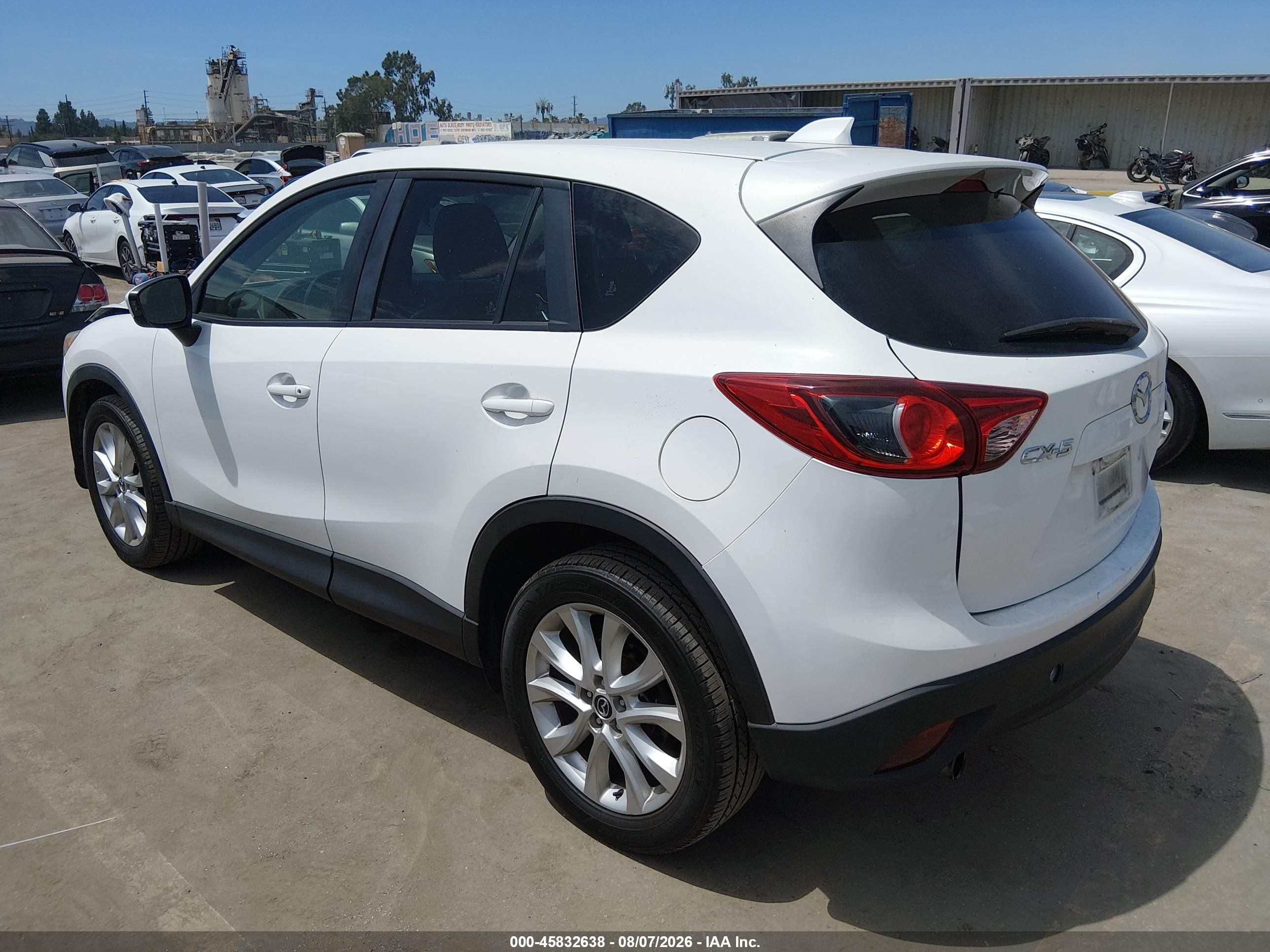 2014 Mazda Cx-5 Grand Touring Белый vin: JM3KE2DY5E0331001