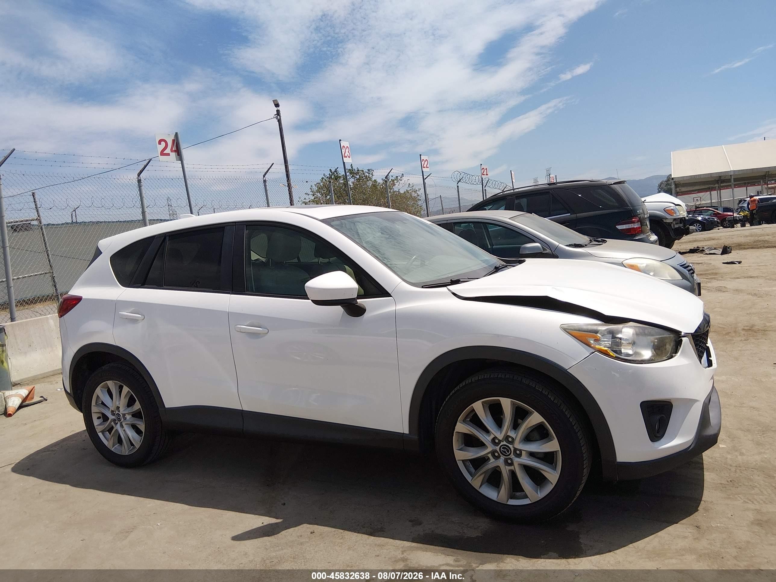 2014 Mazda Cx-5 Grand Touring Белый vin: JM3KE2DY5E0331001