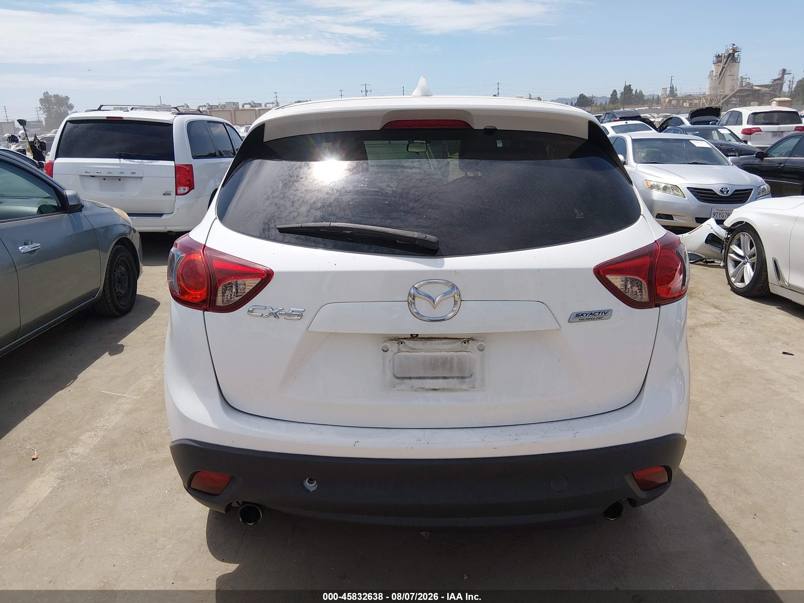 2014 Mazda Cx-5 Grand Touring Белый vin: JM3KE2DY5E0331001