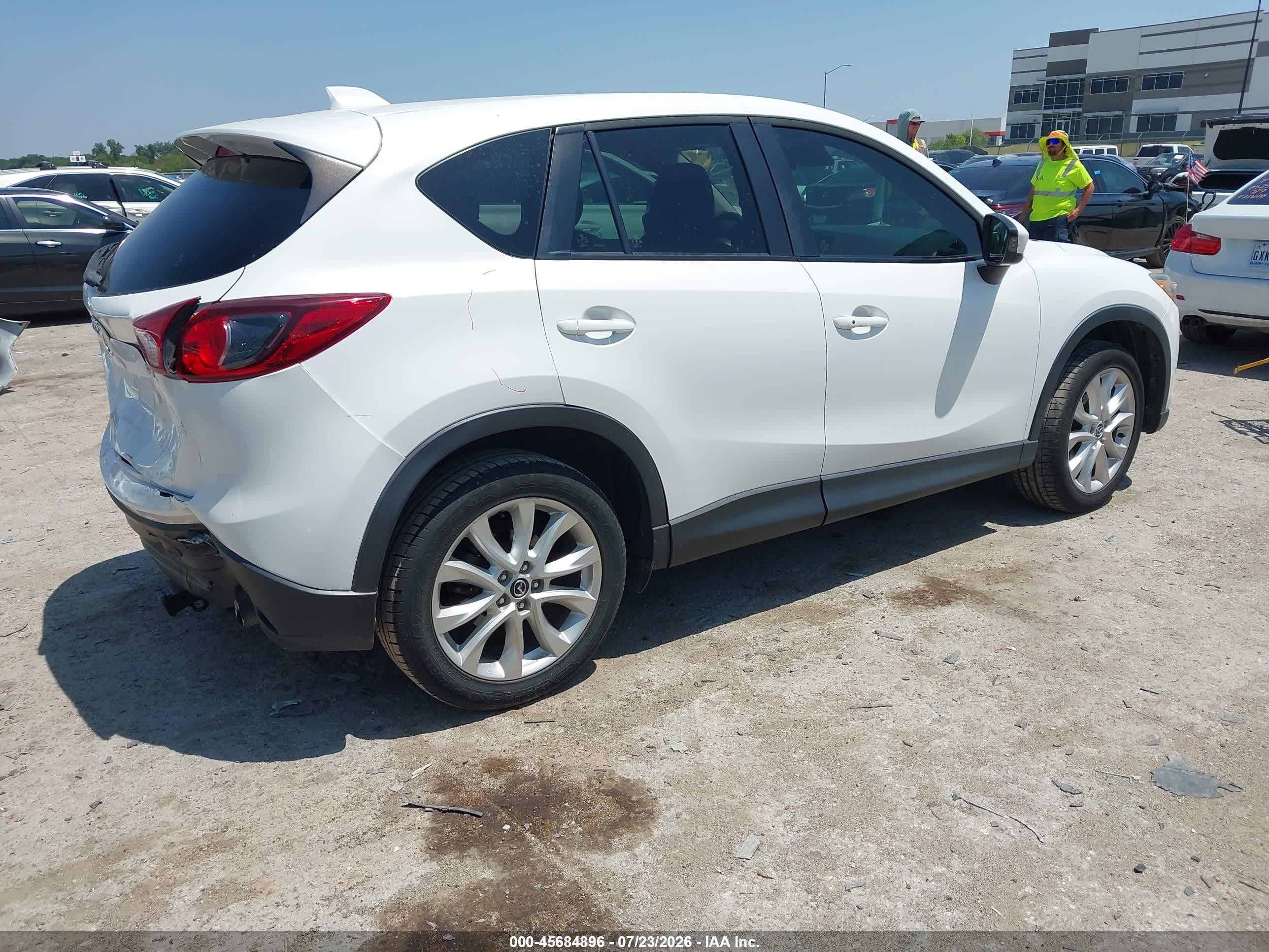 2014 Mazda Cx-5 Grand Touring Белый vin: JM3KE2DY5E0350115