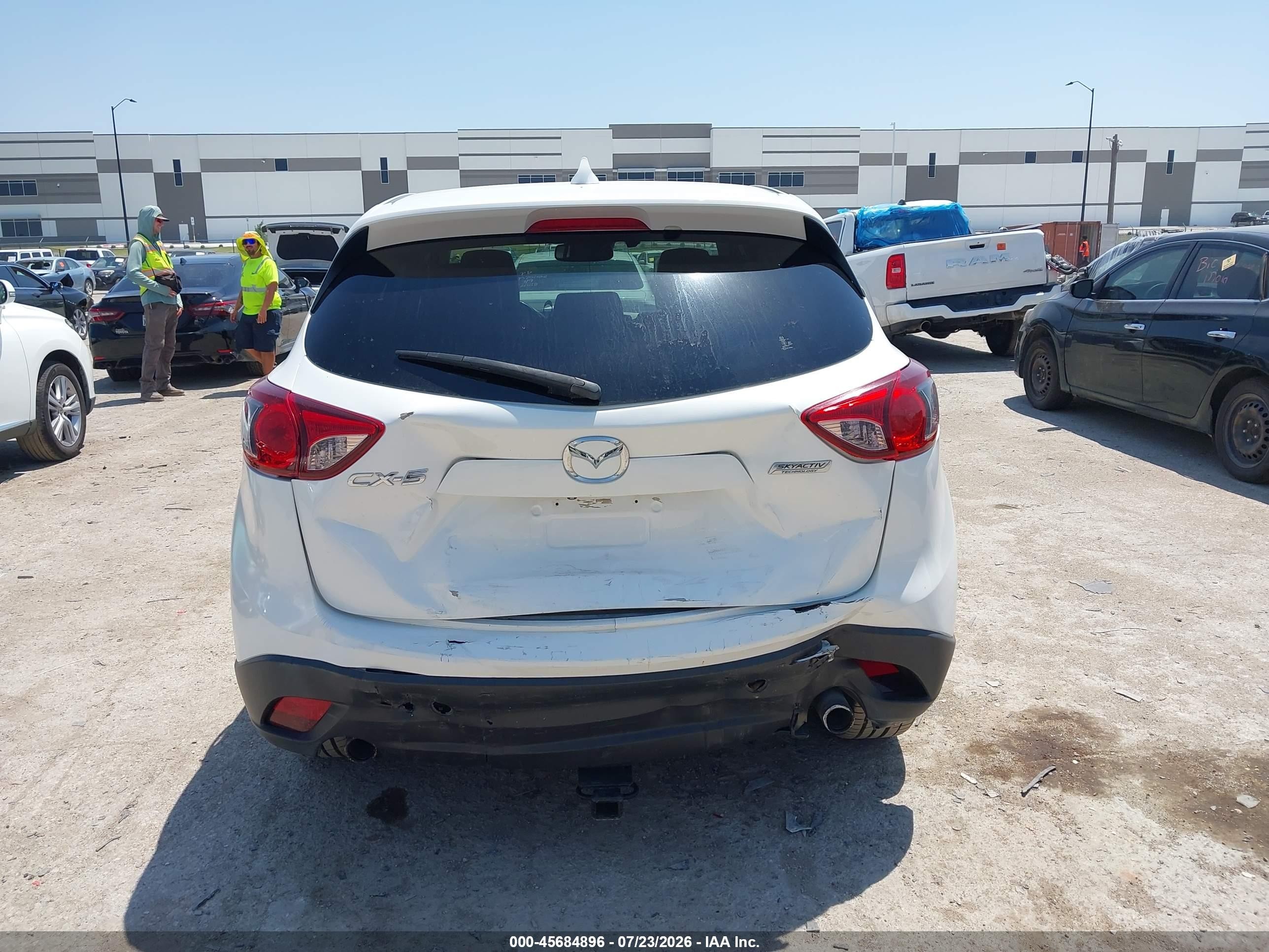2014 Mazda Cx-5 Grand Touring Белый vin: JM3KE2DY5E0350115