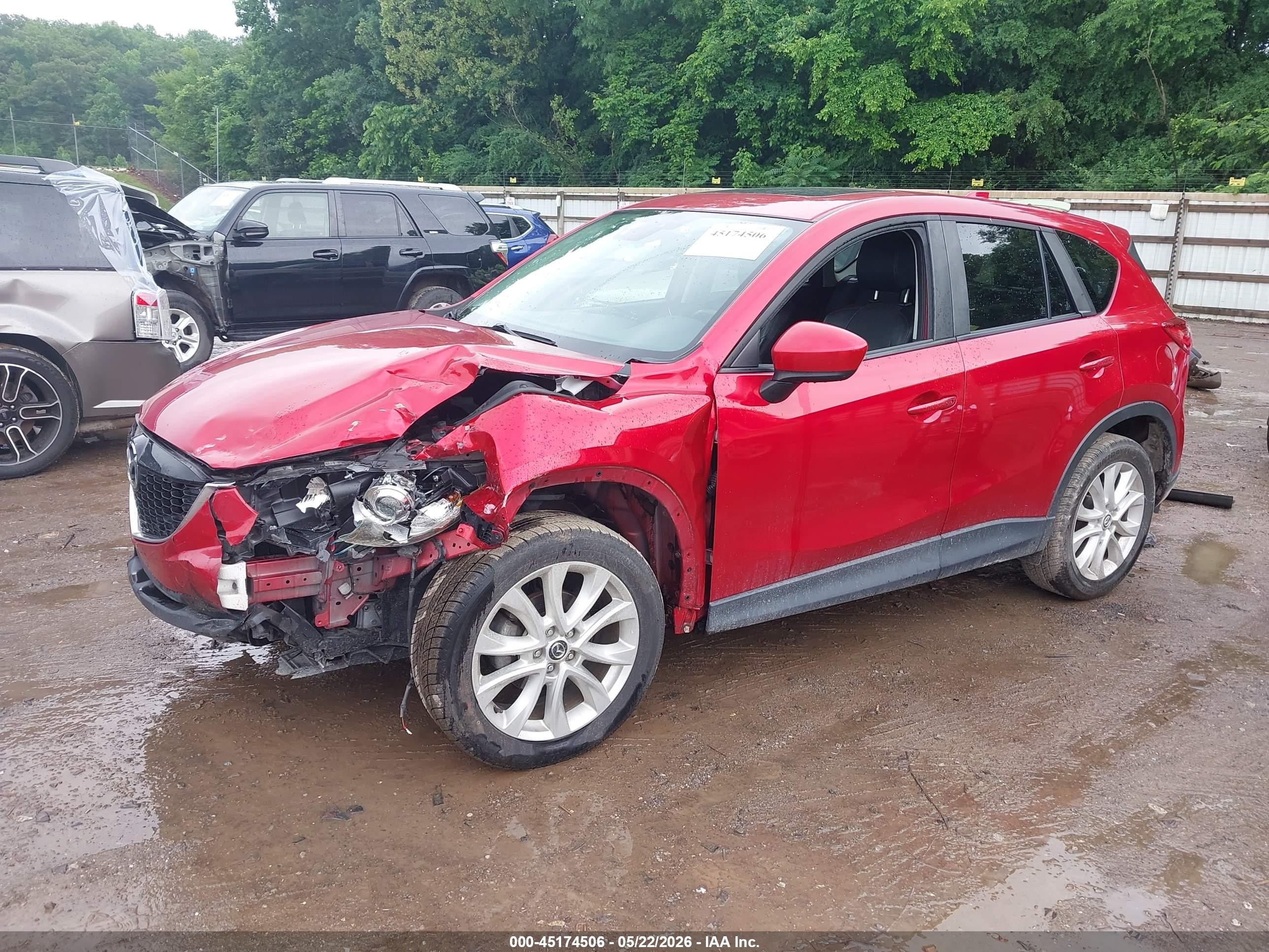 2014 Mazda Cx-5 Grand Touring Красный vin: JM3KE2DY5E0385365