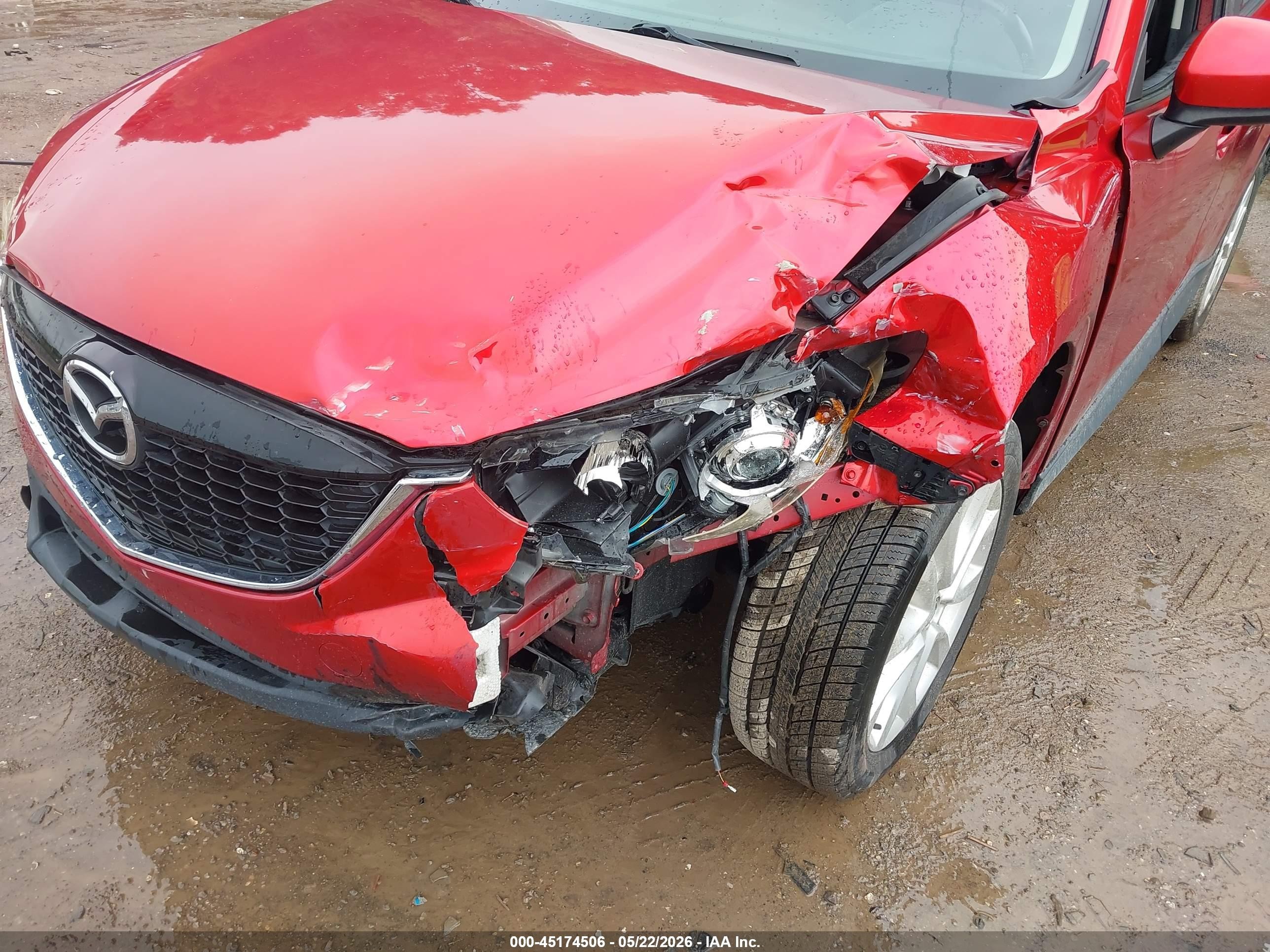 2014 Mazda Cx-5 Grand Touring Красный vin: JM3KE2DY5E0385365