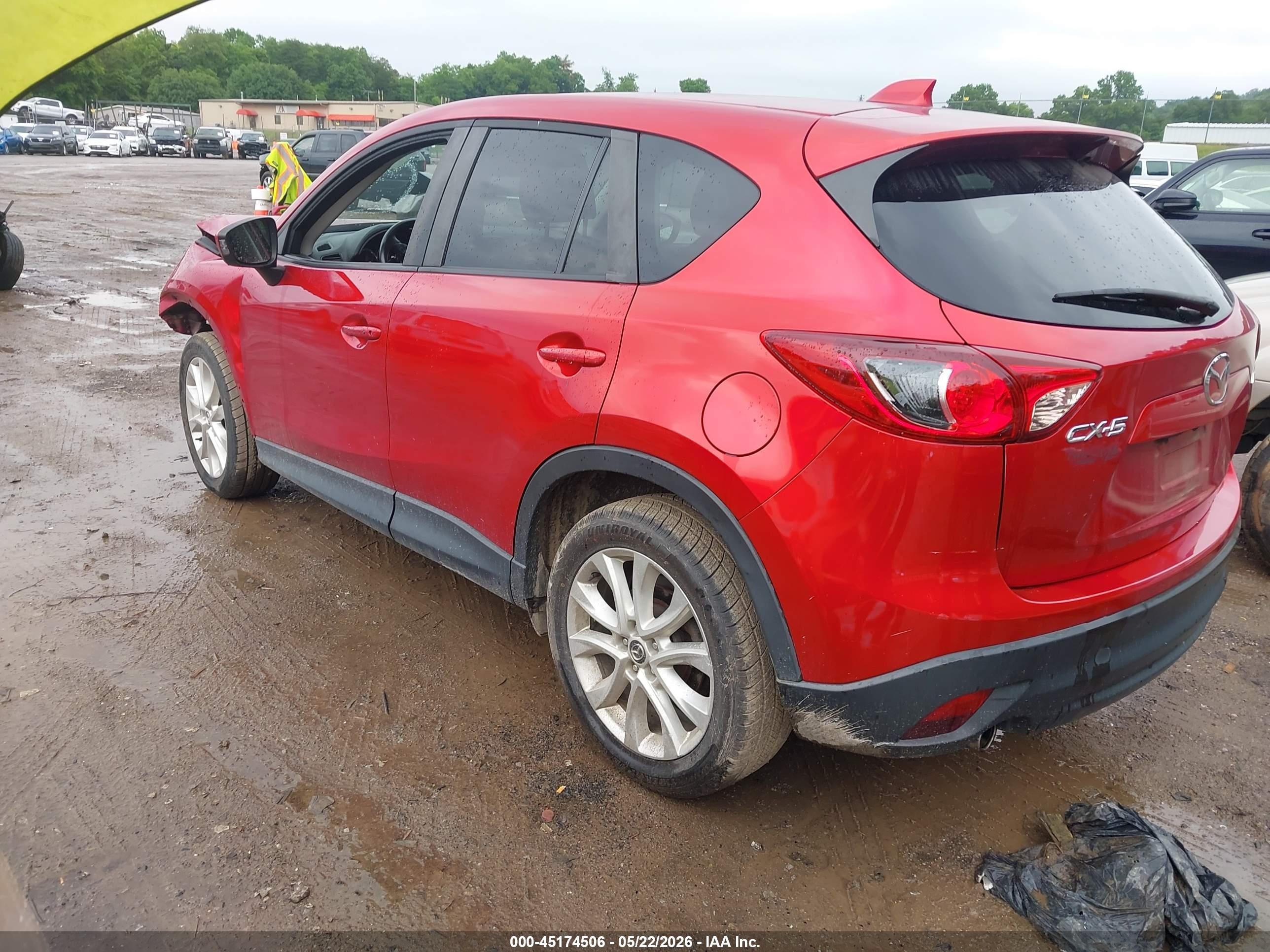 2014 Mazda Cx-5 Grand Touring Красный vin: JM3KE2DY5E0385365