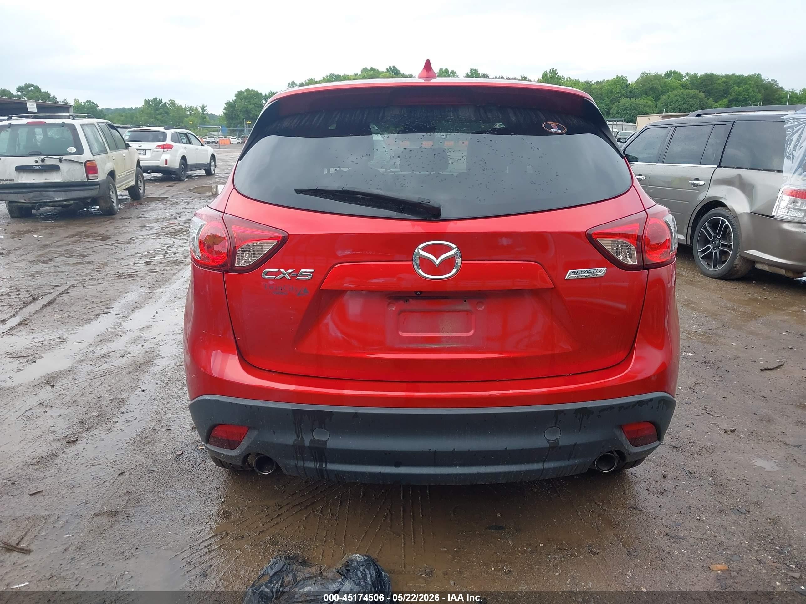2014 Mazda Cx-5 Grand Touring Красный vin: JM3KE2DY5E0385365